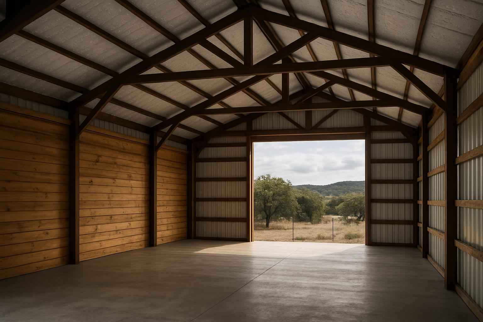 Pole Barn Condensation Control in Sisterdale TX