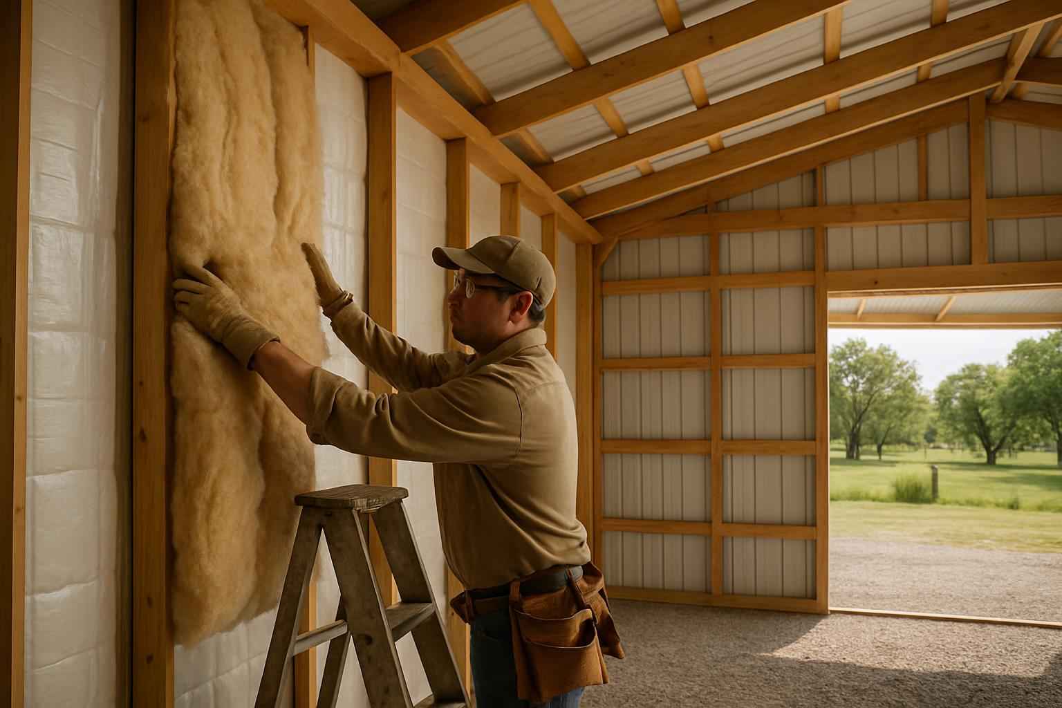 Pole Barn Insulation Company Near Me in Center Point TX