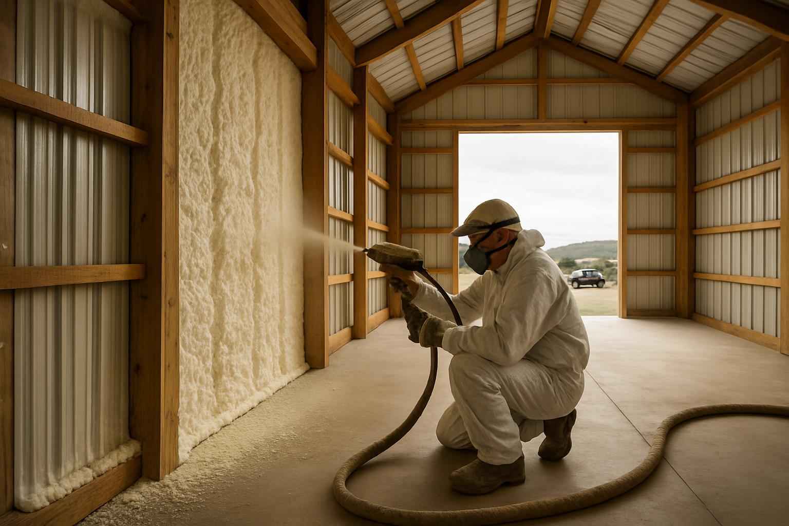 Pole Barn Insulation Company Near Me in Comfort TX