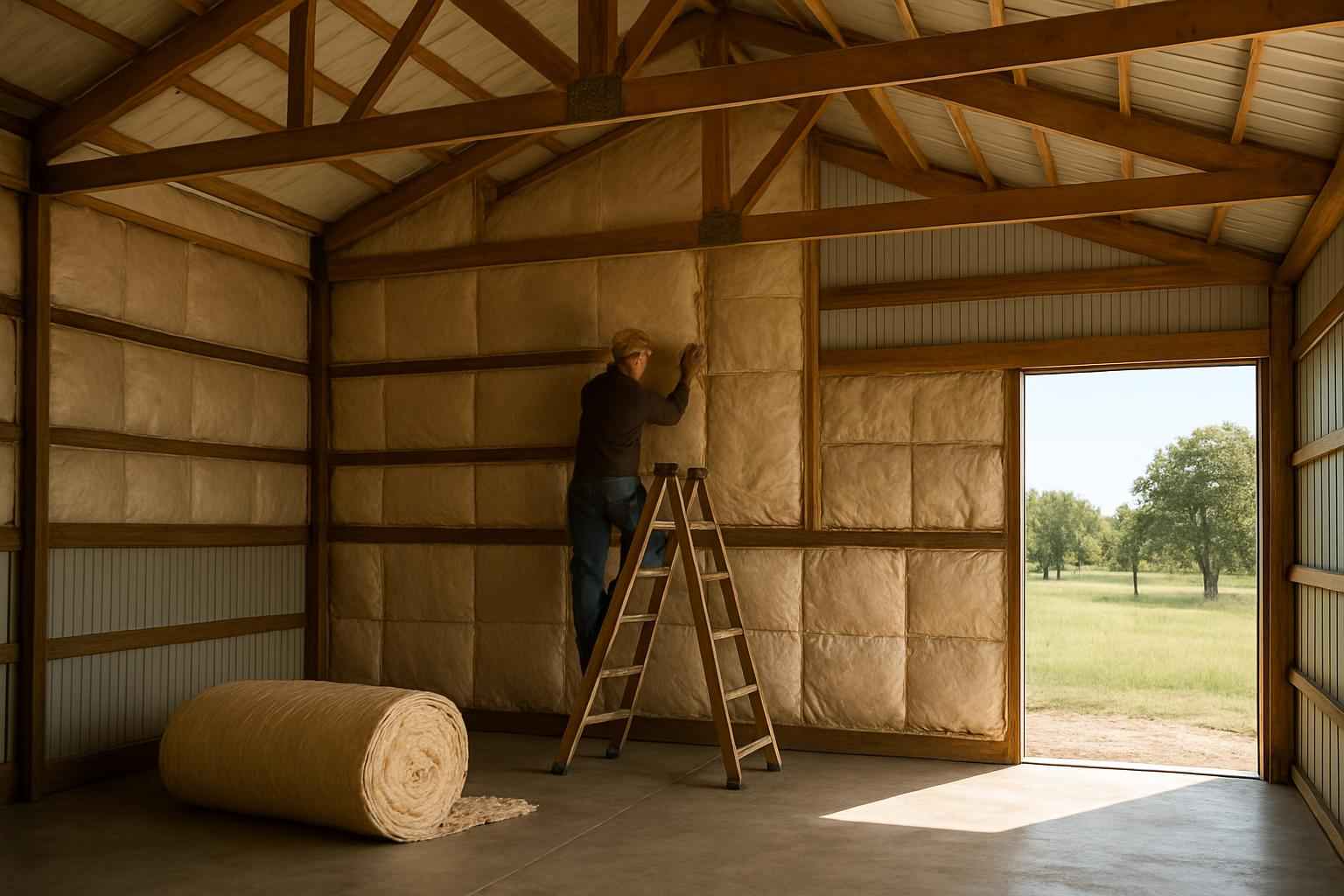 Pole Barn Insulation Repair in Blanco TX
