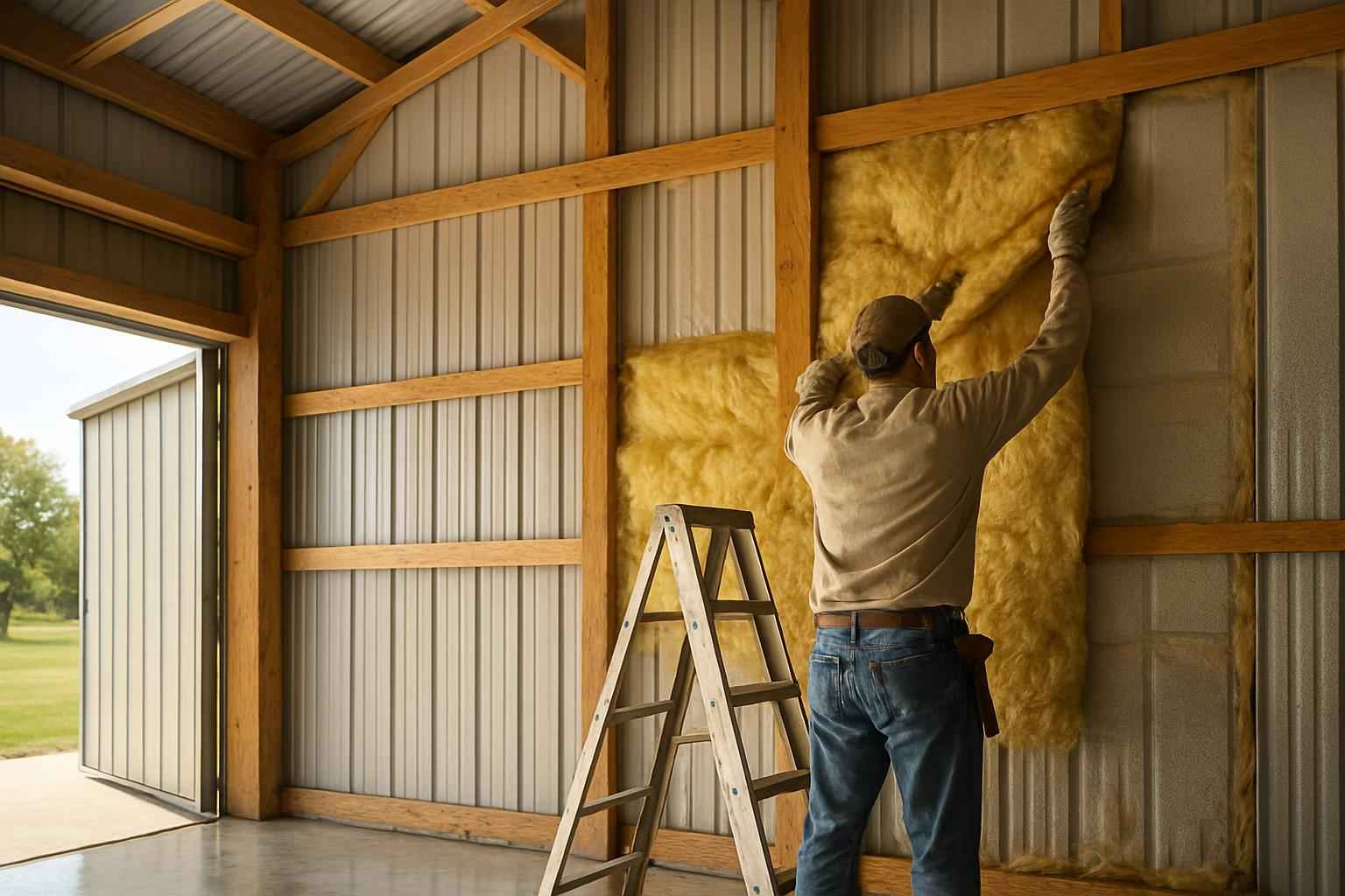 Pole Barn Insulation Repair in Center Point TX