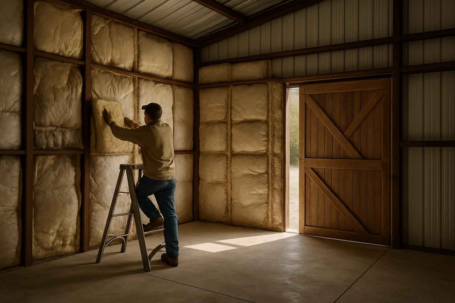 Pole Barn Insulation Repair in Comfort TX