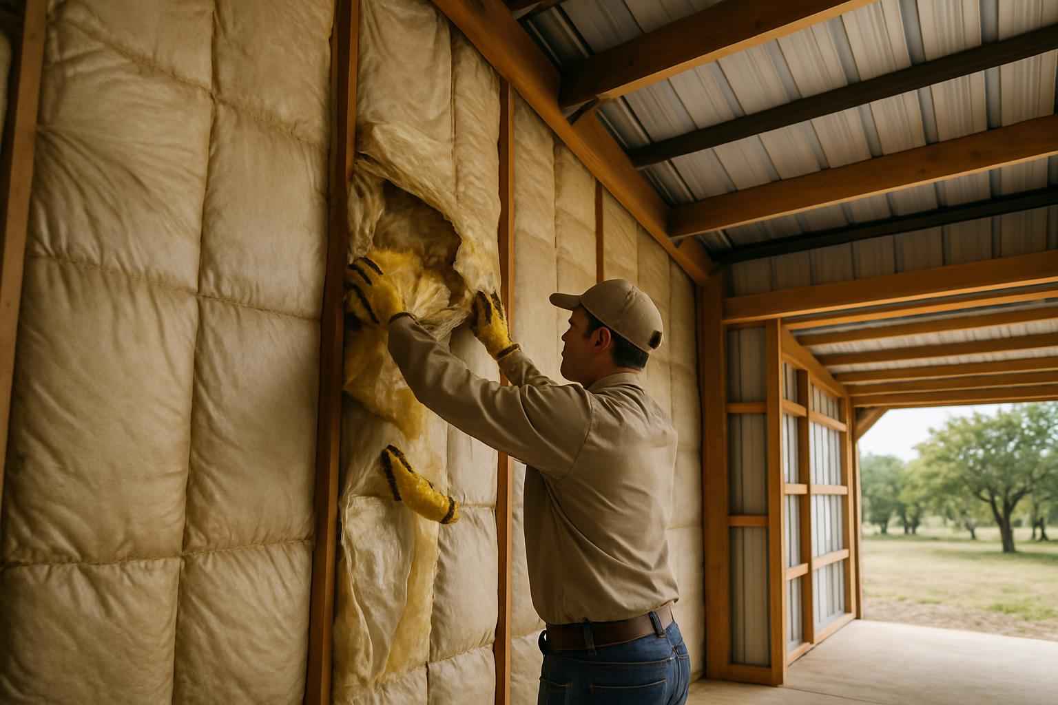Pole Barn Insulation Repair in Doss TX