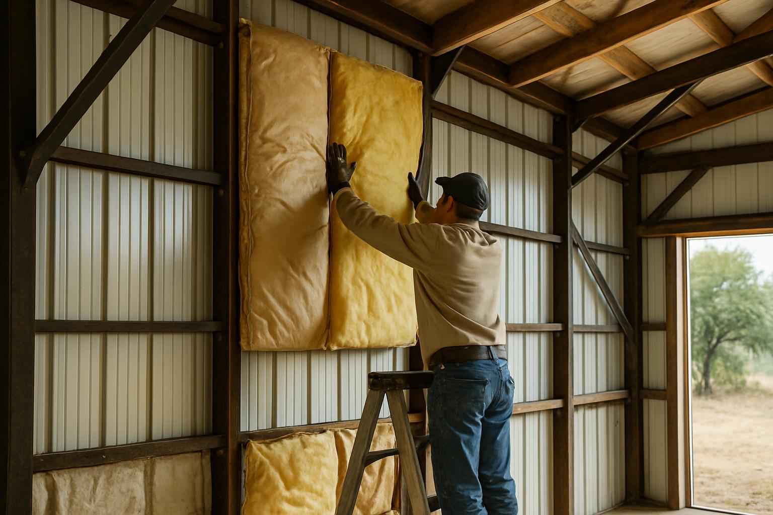 Pole Barn Insulation Repair in Harper TX