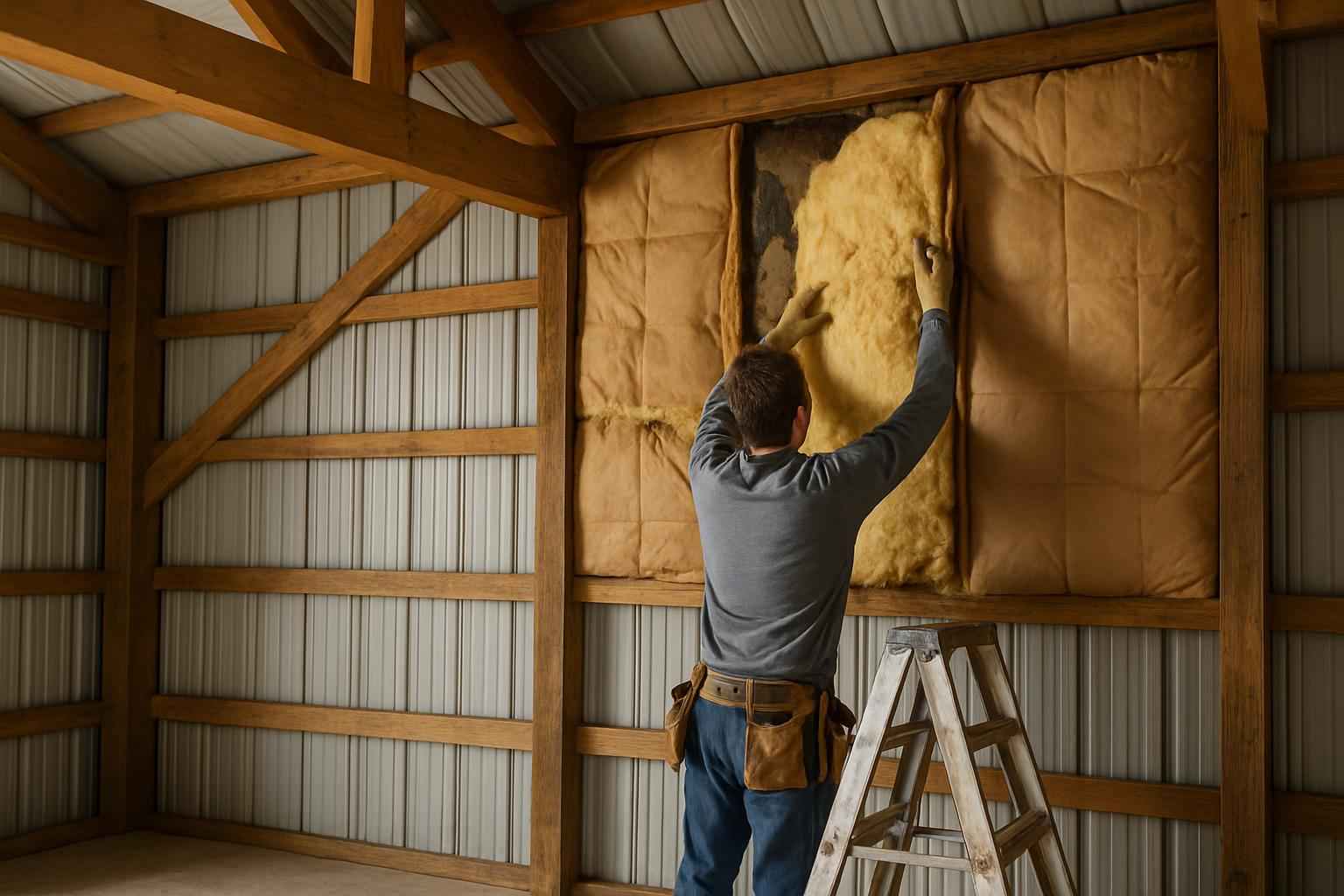 Pole Barn Insulation Repair in Ingram TX
