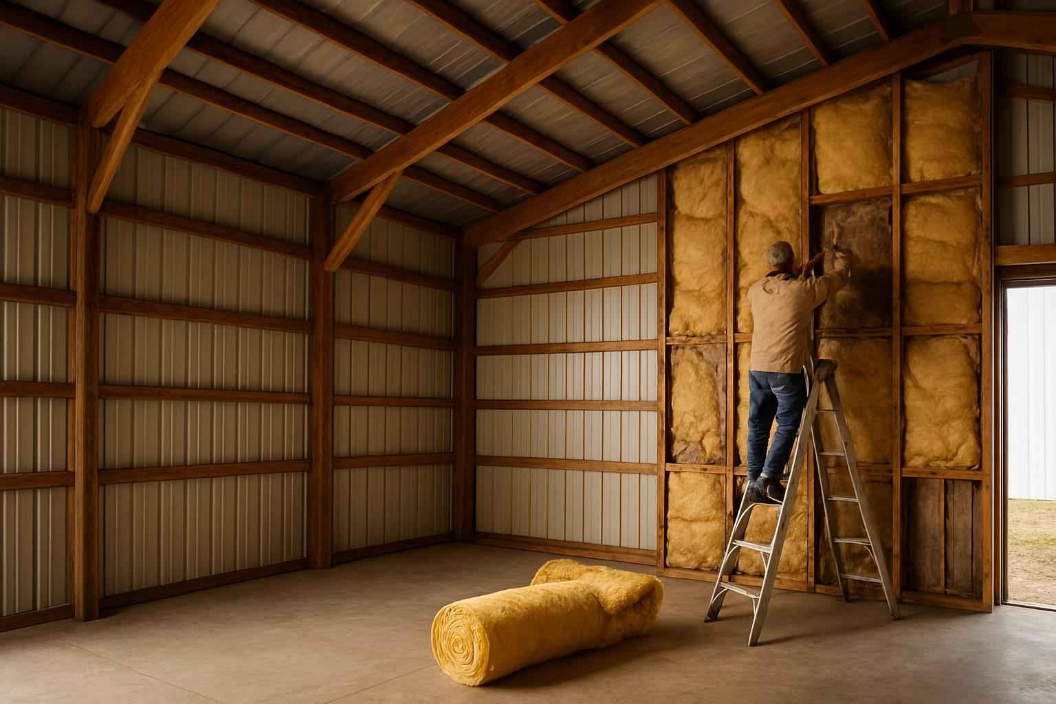 Pole Barn Insulation Repair in Johnson City TX