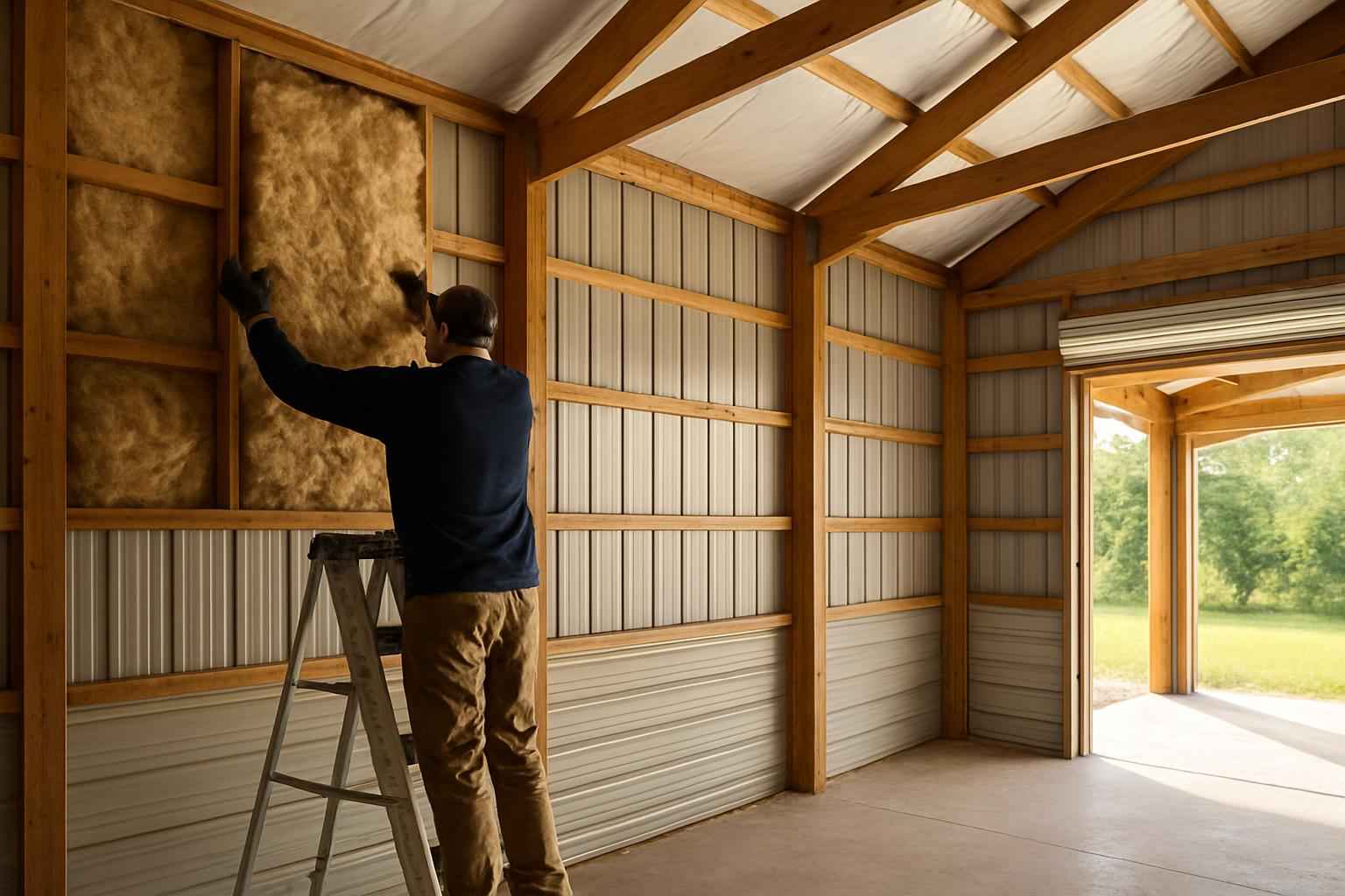 Pole Barn Insulation Repair in Waring TX