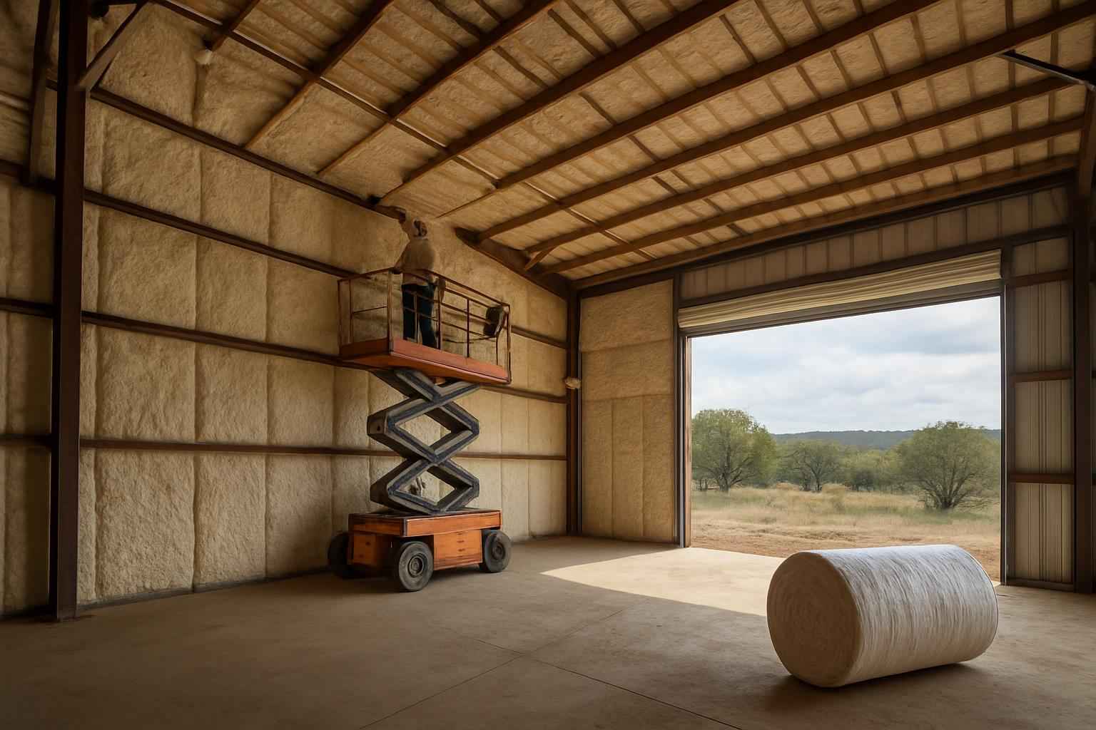 Pole Barn Insulation Retrofit in Camp Verde TX