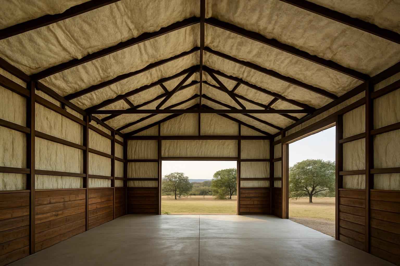 Pole Barn Roof Foam in Comfort TX