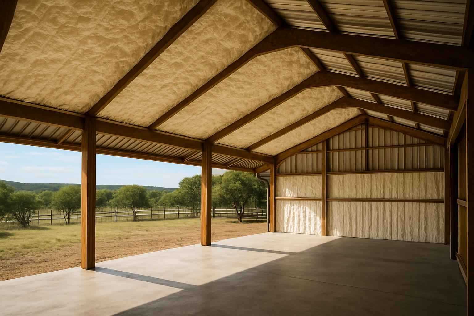 Pole Barn Roof Foam in Sisterdale TX