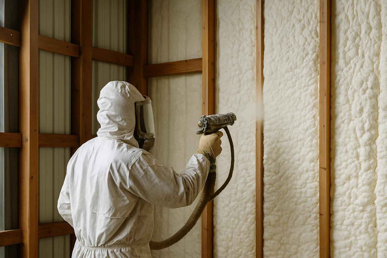 Pole Barn Wall Foam Service in Ingram TX