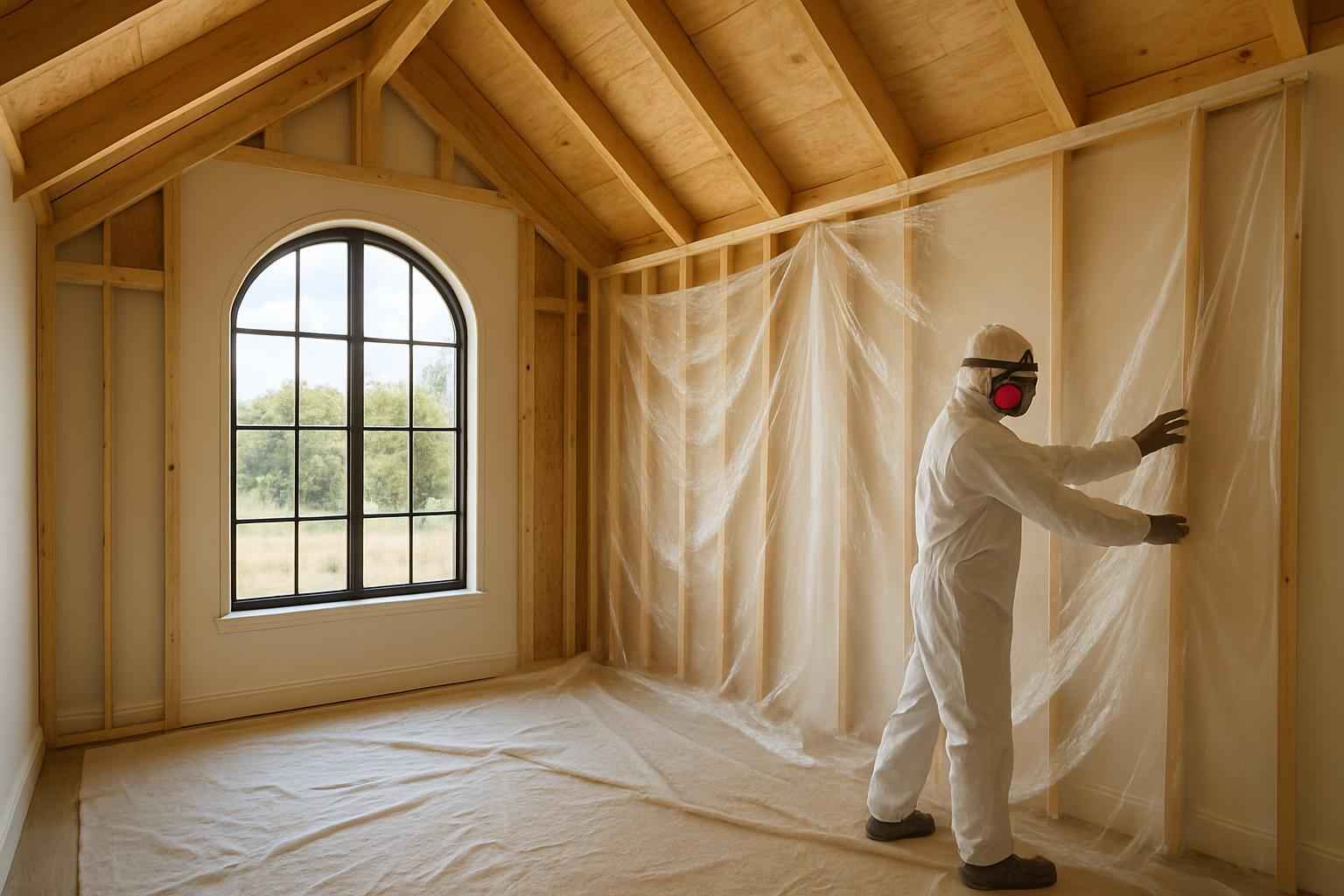 Prep for Spray Foam Installation in Blanco TX