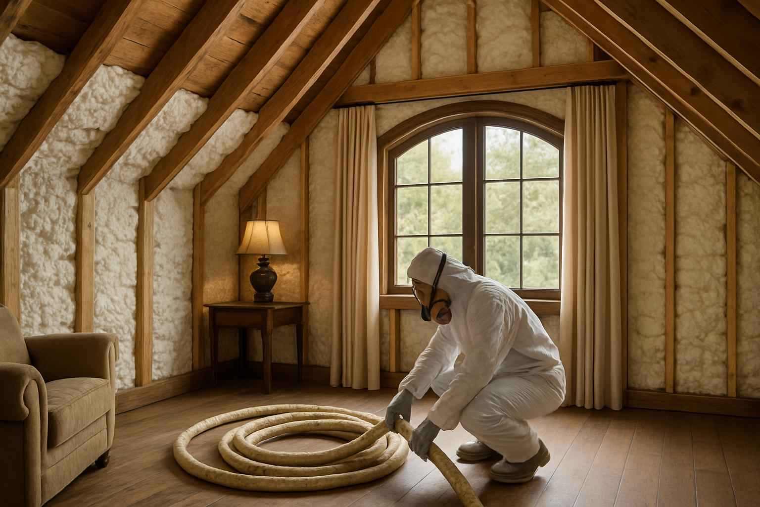 Prep for Spray Foam Installation in Comfort TX