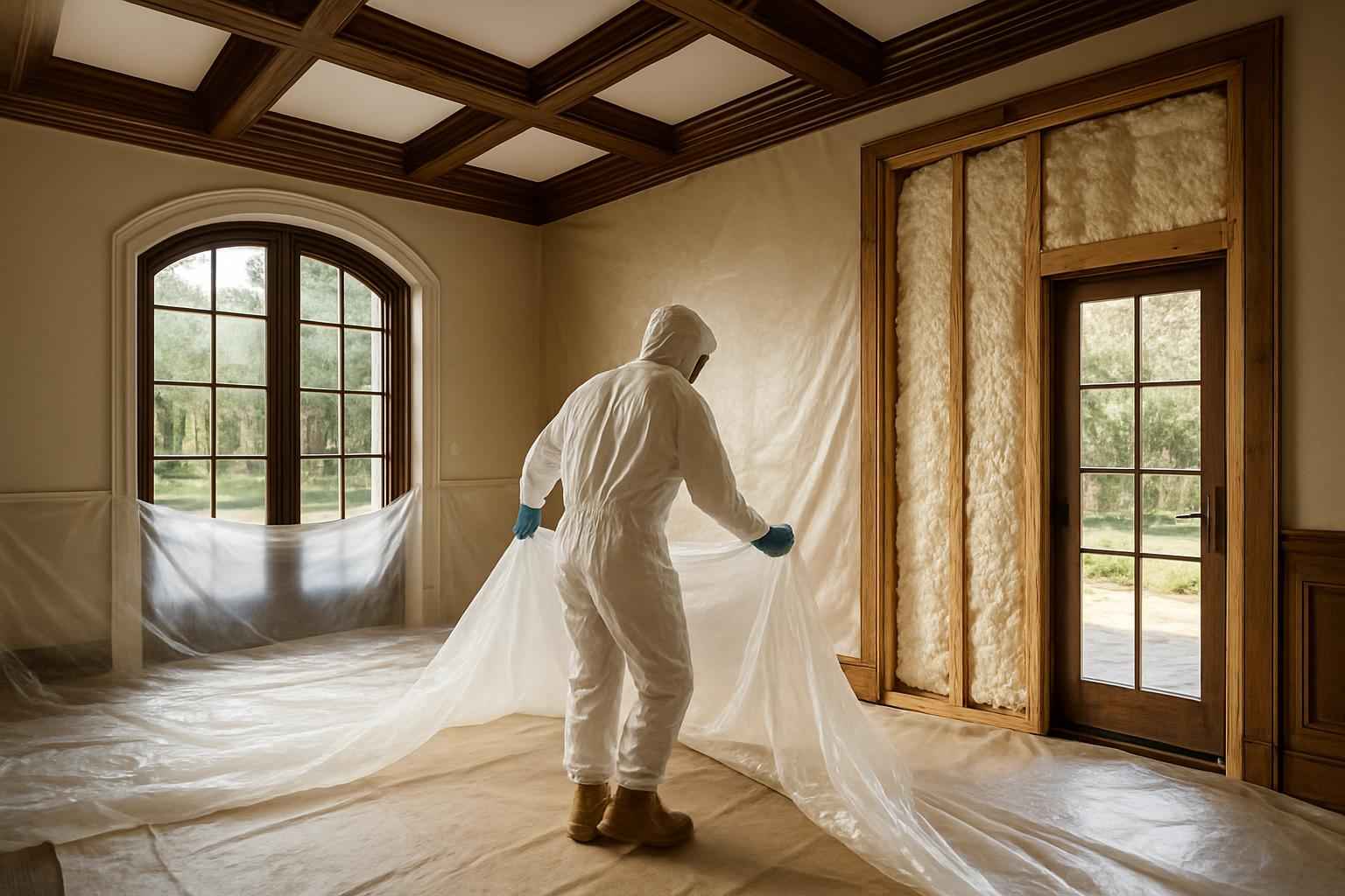 Prep for Spray Foam Installation in Ingram TX