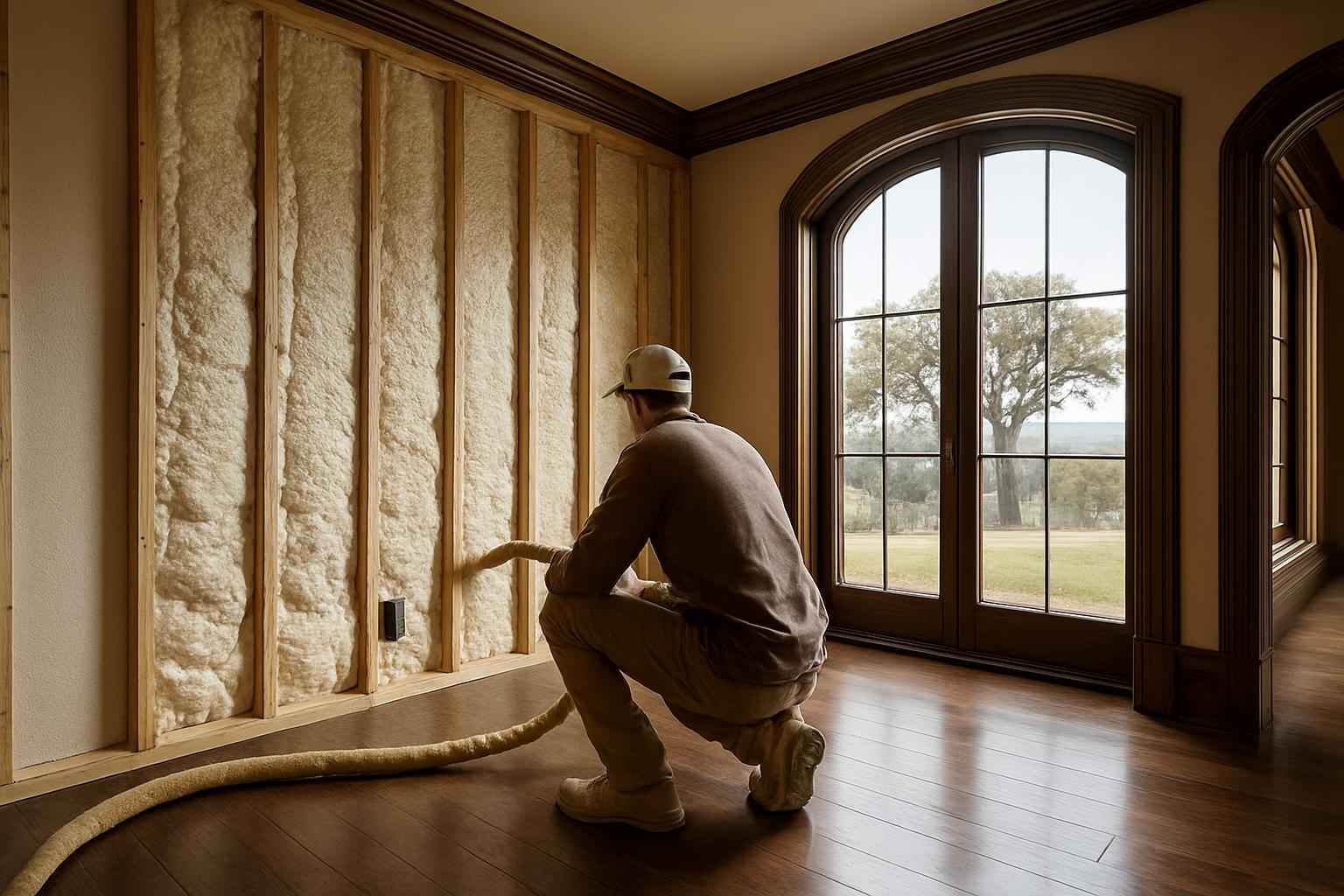 Prep for Spray Foam Installation in Johnson City TX