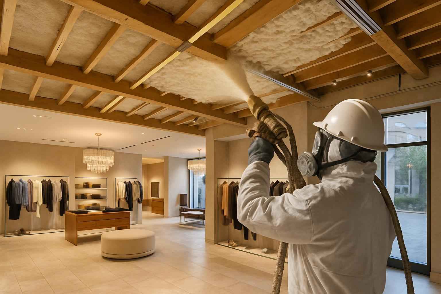 Retail Space Insulation Service in Center Point TX