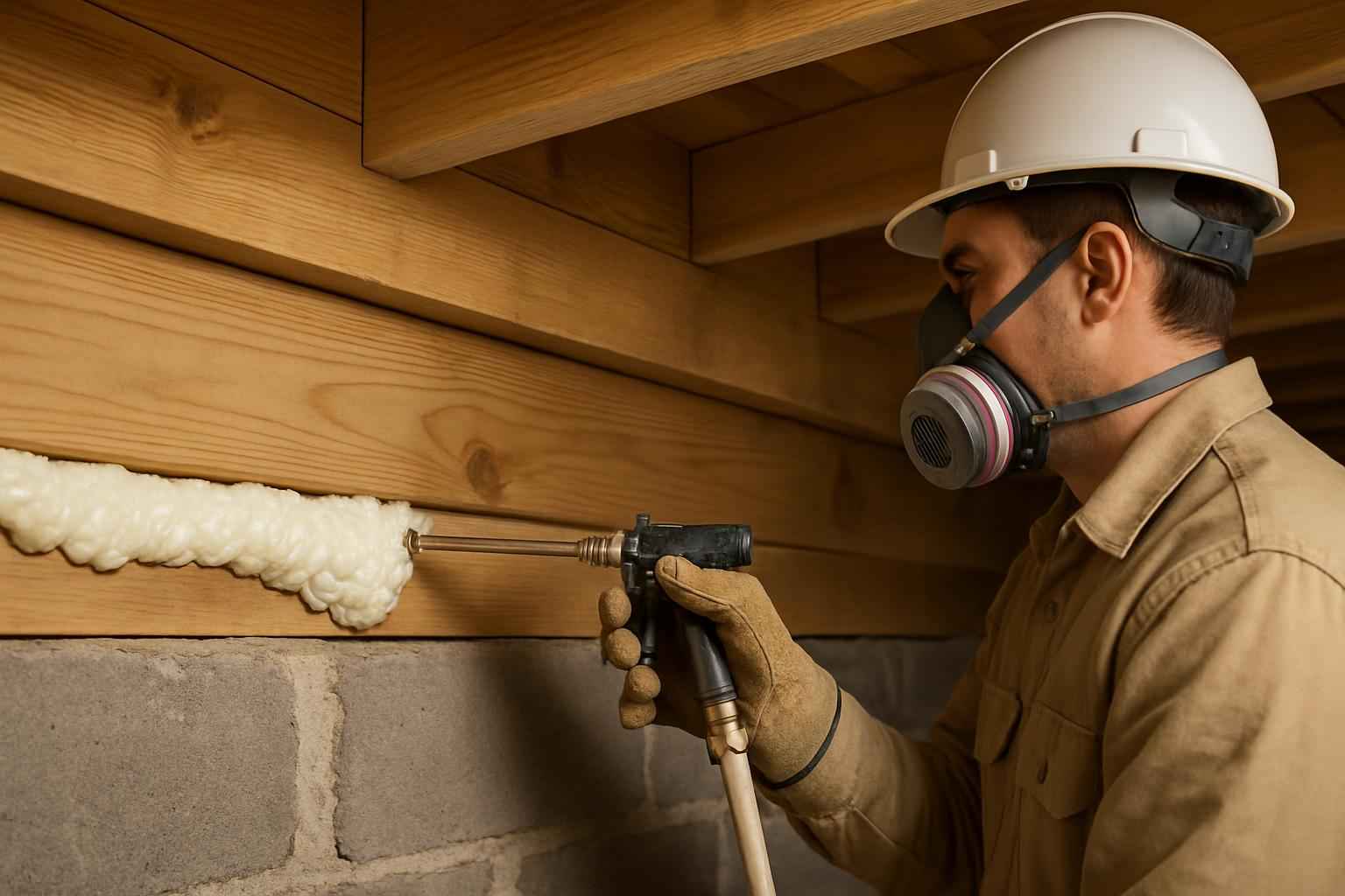 Rim Joist Air Seal Installer in Center Point TX