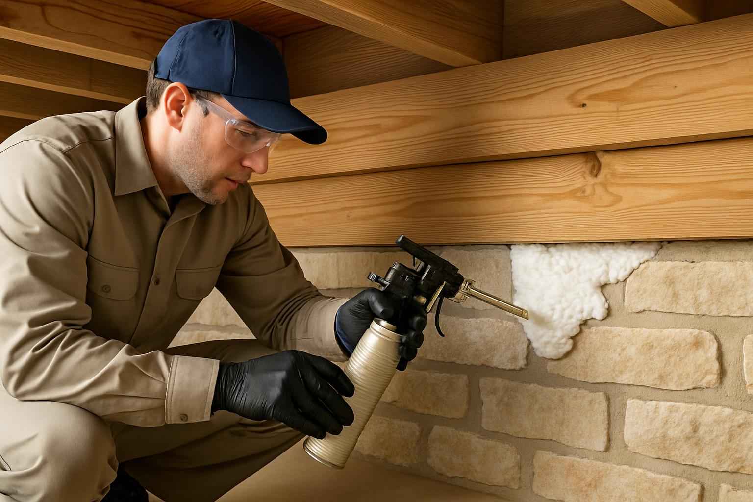 Rim Joist Air Seal Installer in Sisterdale TX