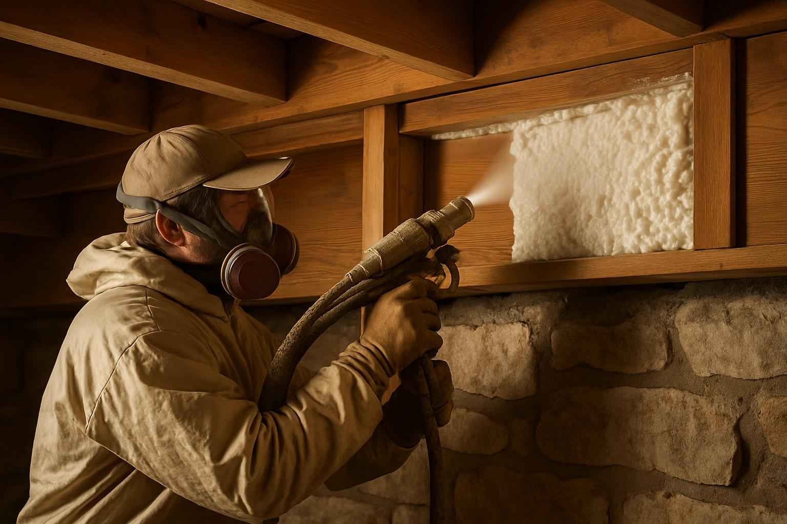 Rim Joist Spray Foam Installer in Comfort TX