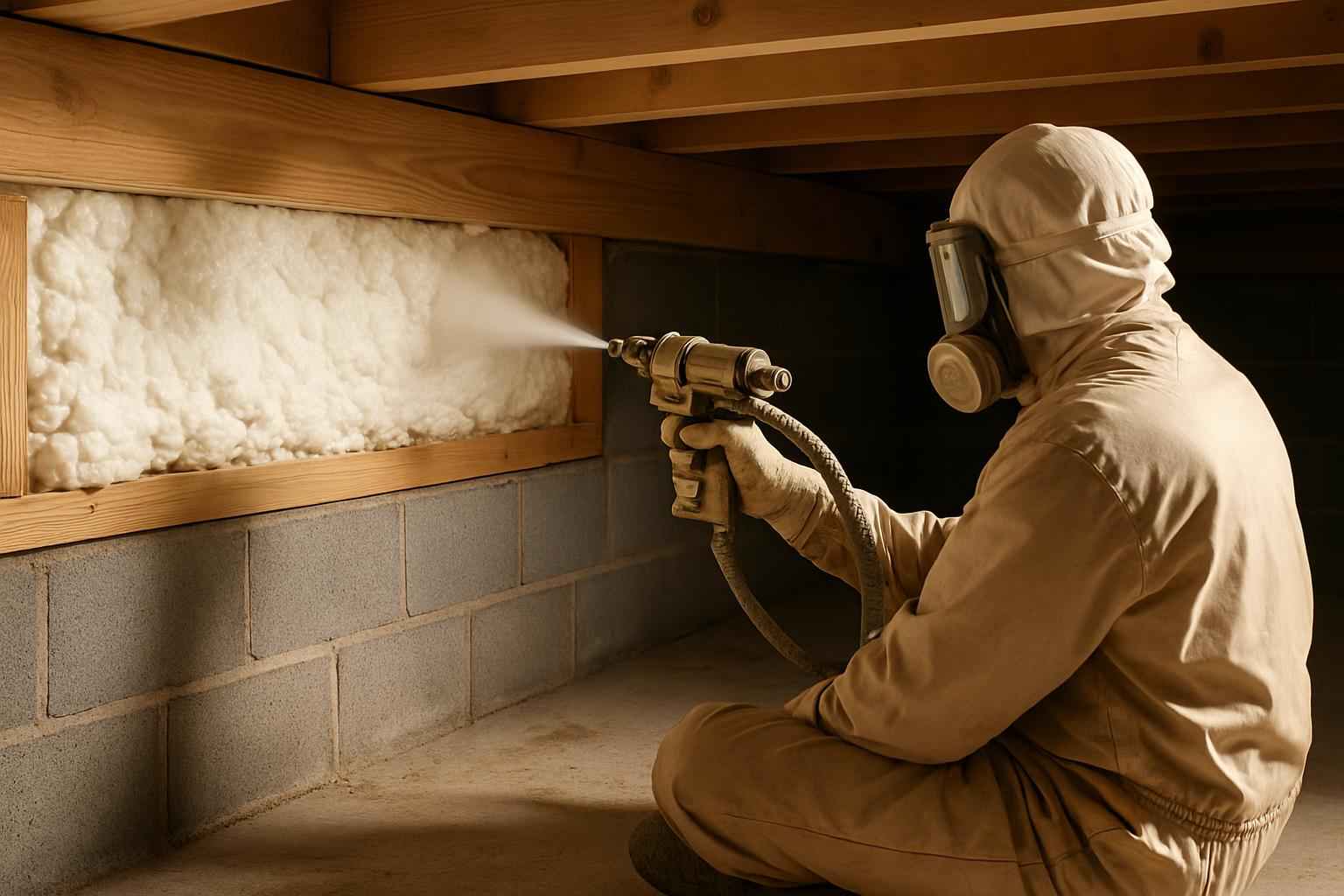 Rim Joist Spray Foam Installer in Harper TX