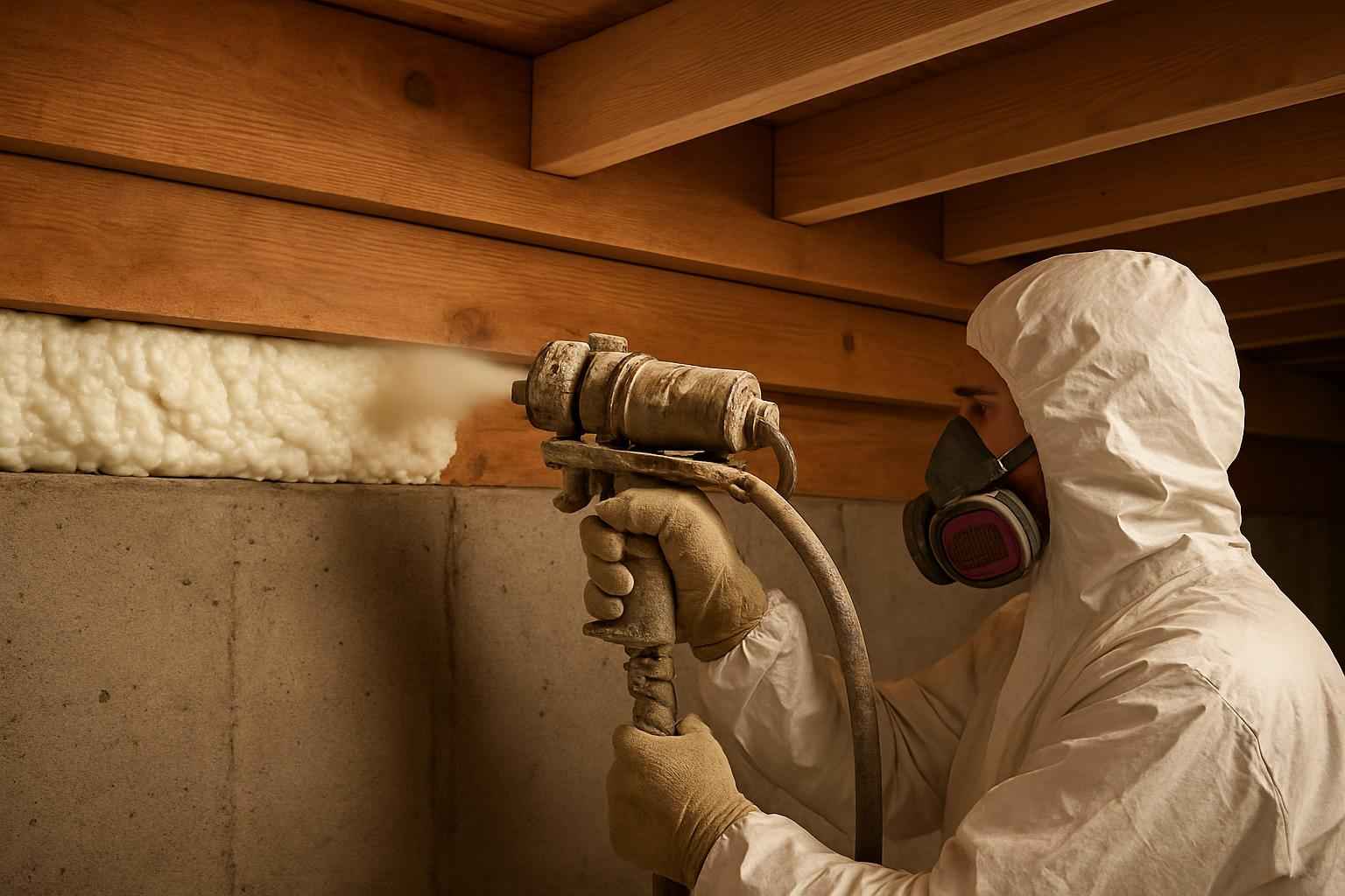 Rim Joist Spray Foam Installer in Ingram TX