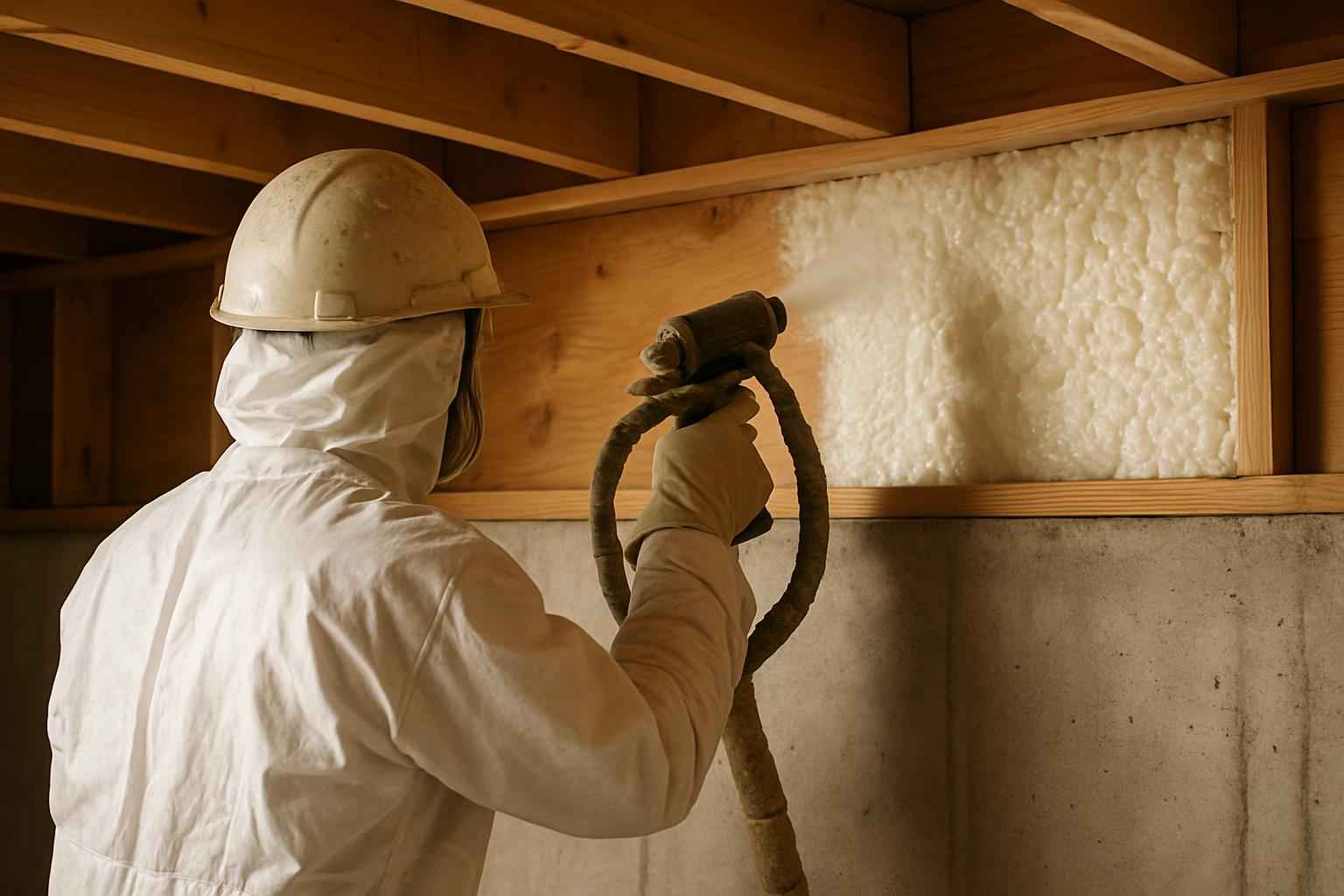 Rim Joist Spray Foam Installer in Waring TX