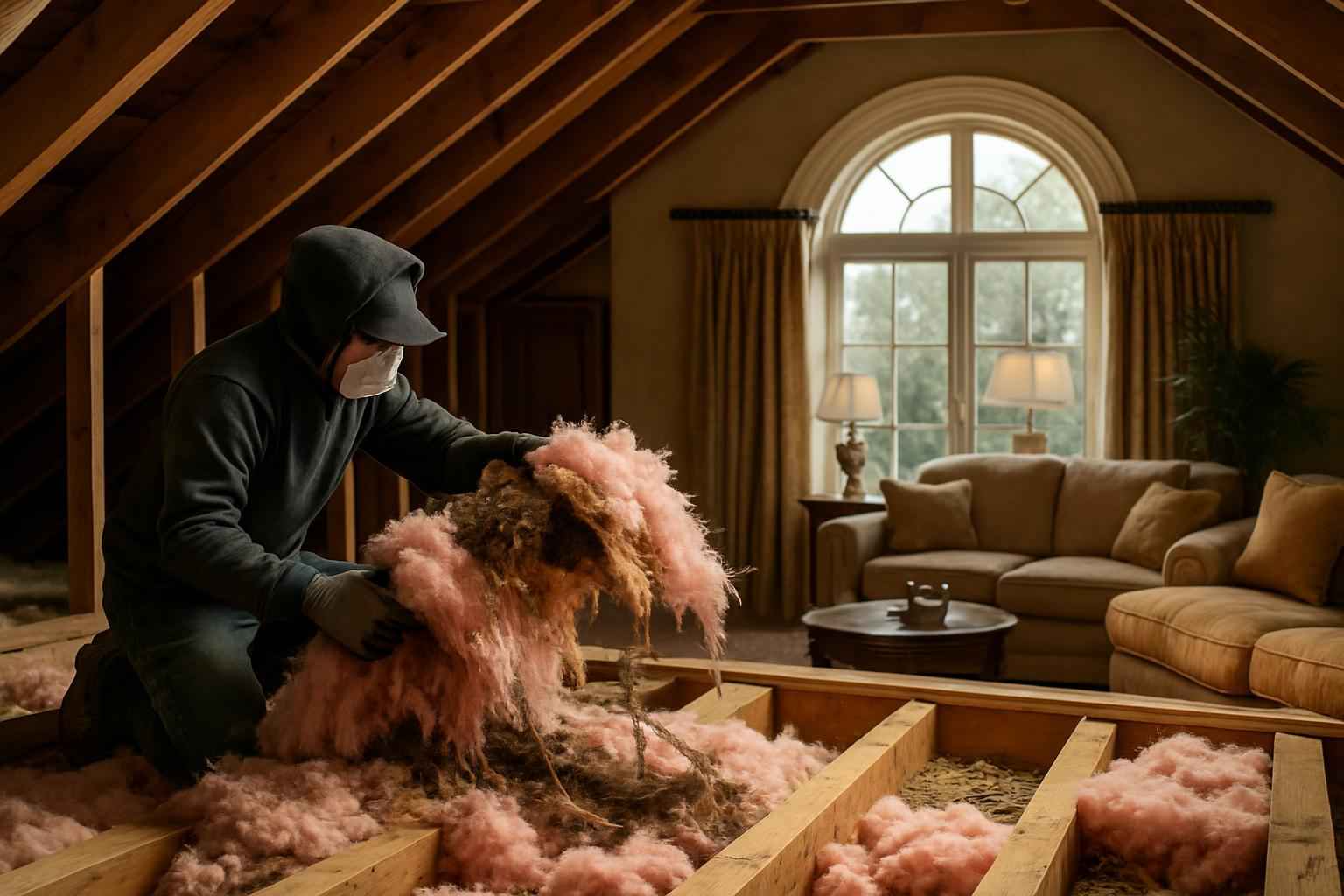 Rodent Damage Insulation Replacement in Camp Verde TX