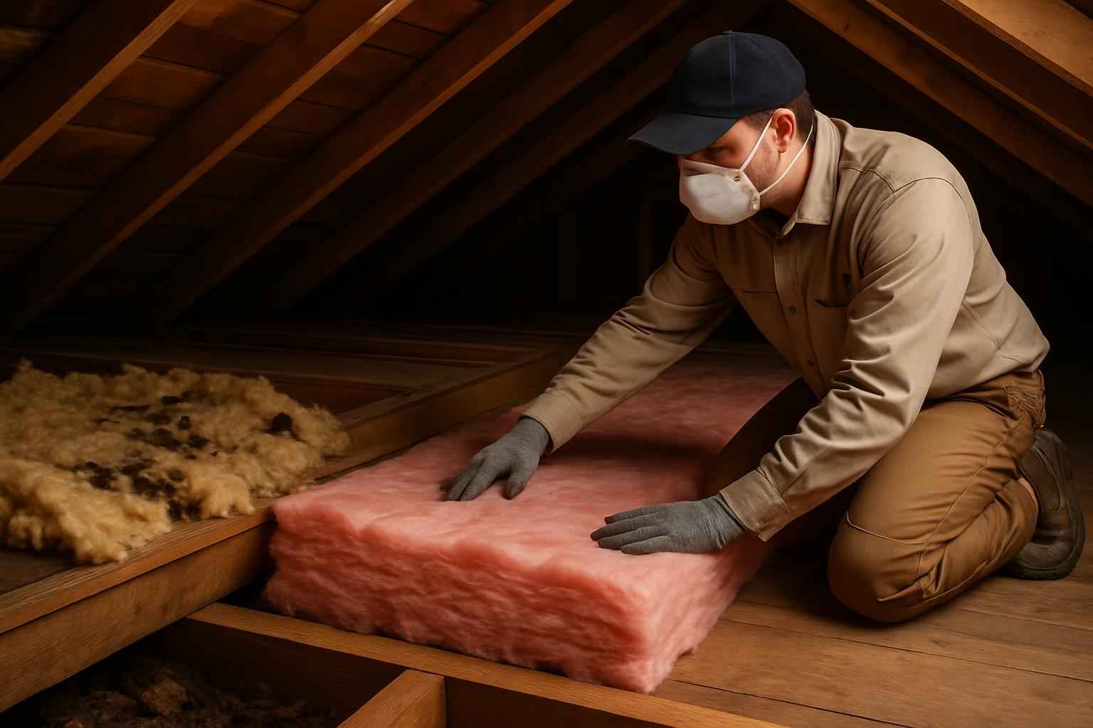 Rodent Damage Insulation Replacement in Center Point TX