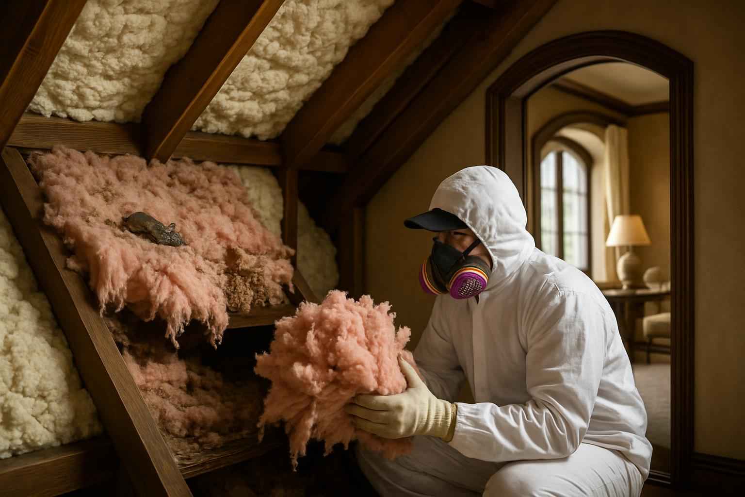 Rodent Damage Insulation Replacement in Comfort TX