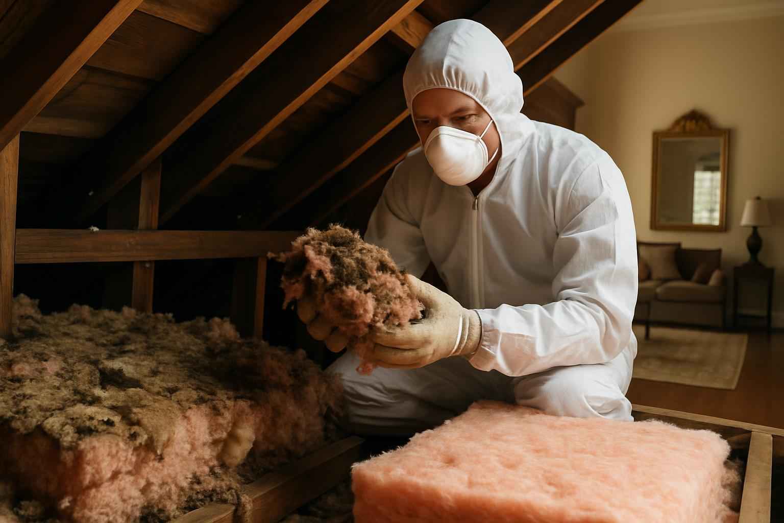 Rodent Damage Insulation Replacement in Johnson City TX