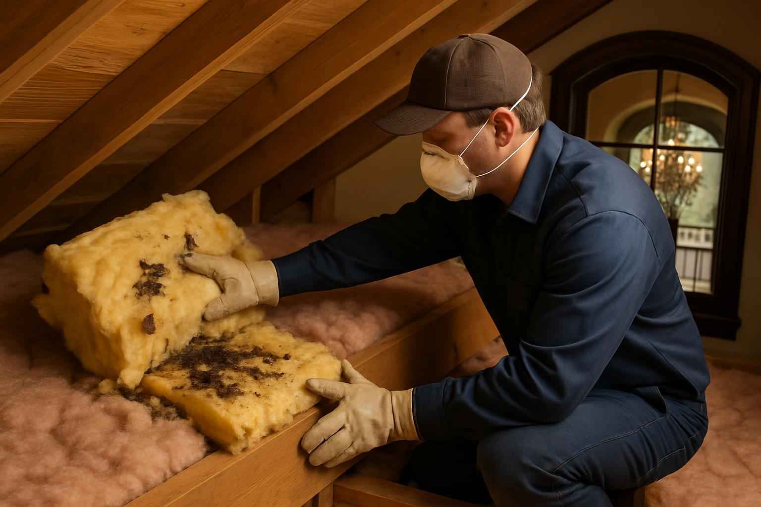 Rodent Damage Insulation Replacement in Sisterdale TX