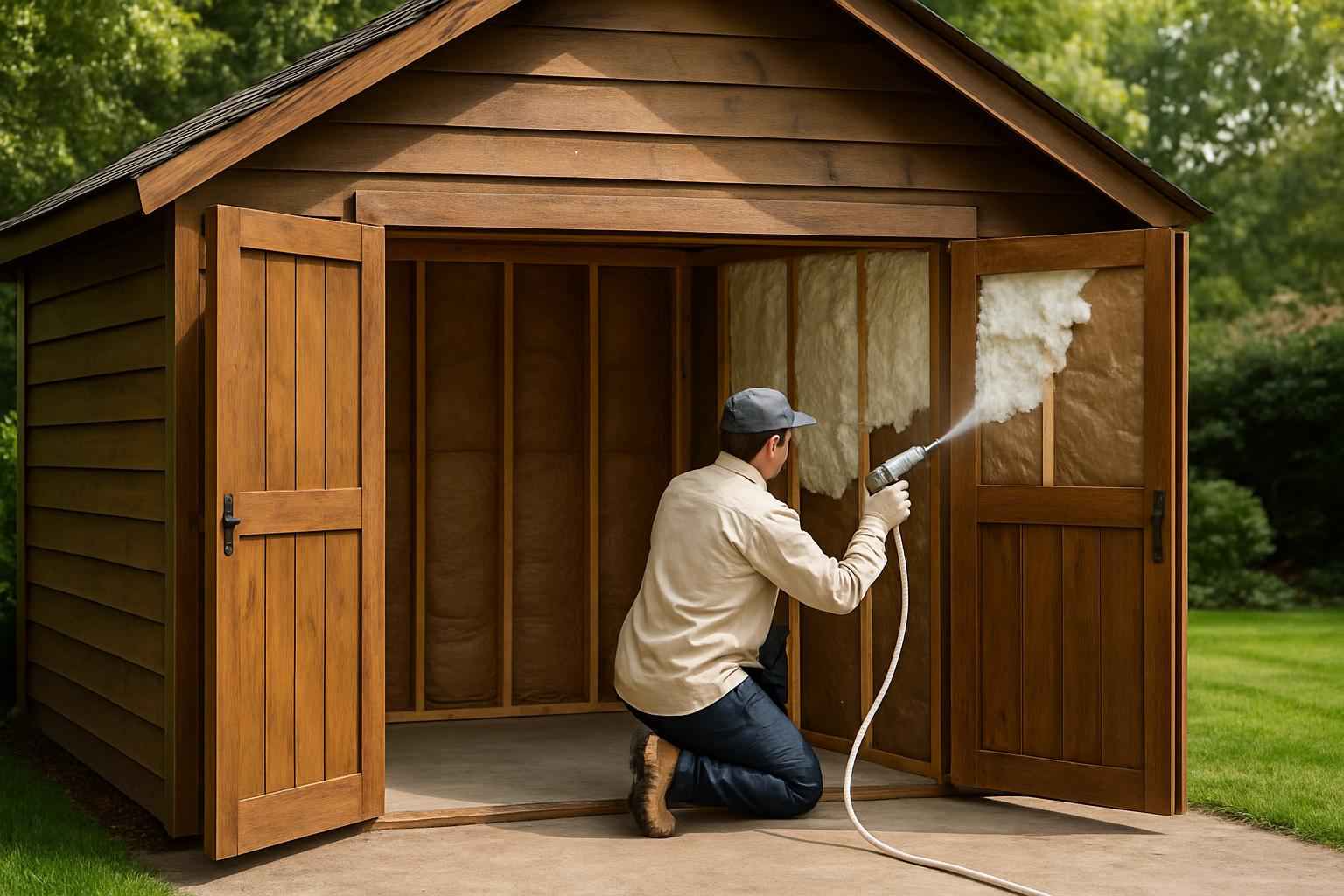Shed Insulation Repair in Center Point TX