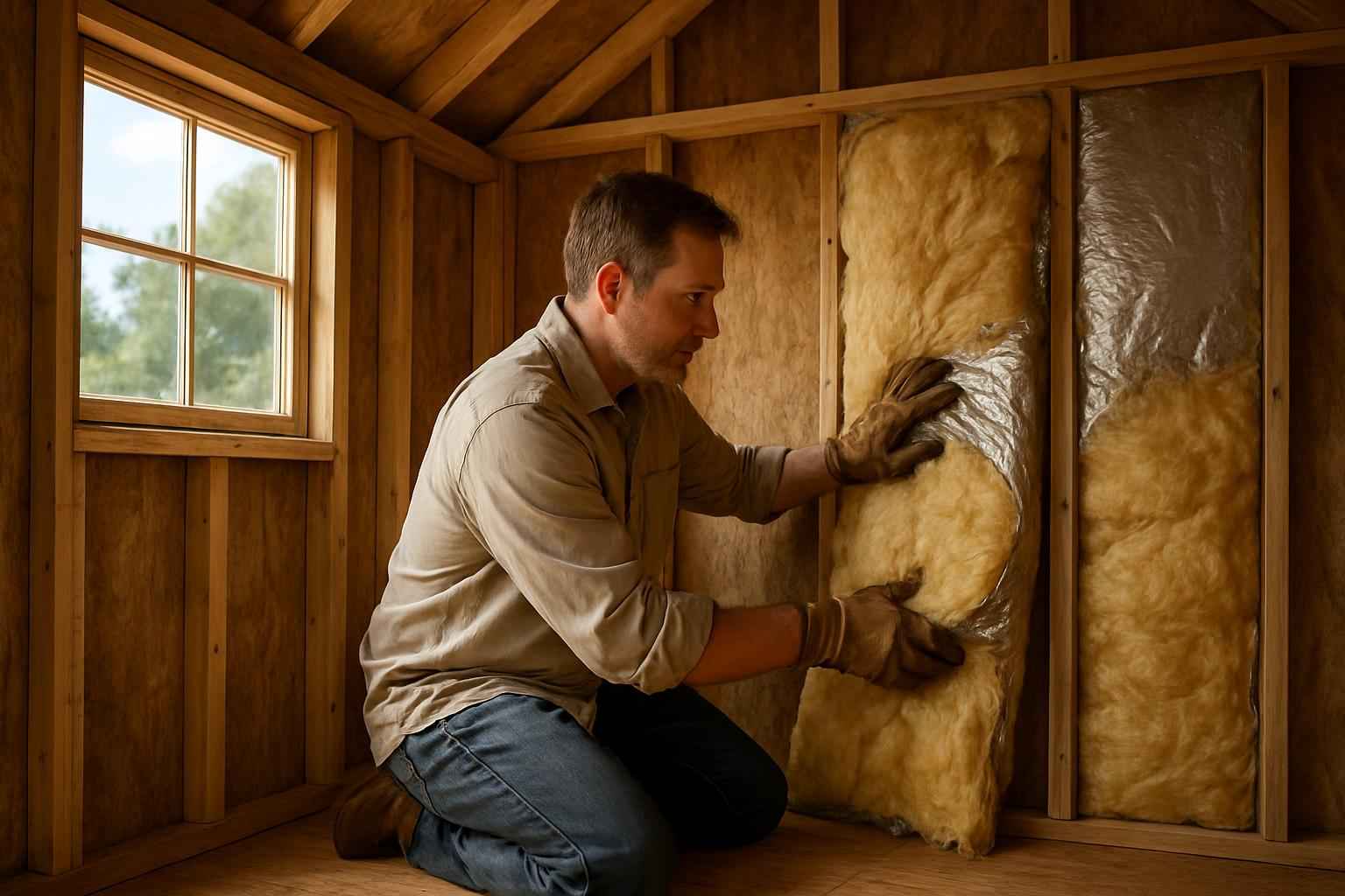 Shed Insulation Repair in Comfort TX