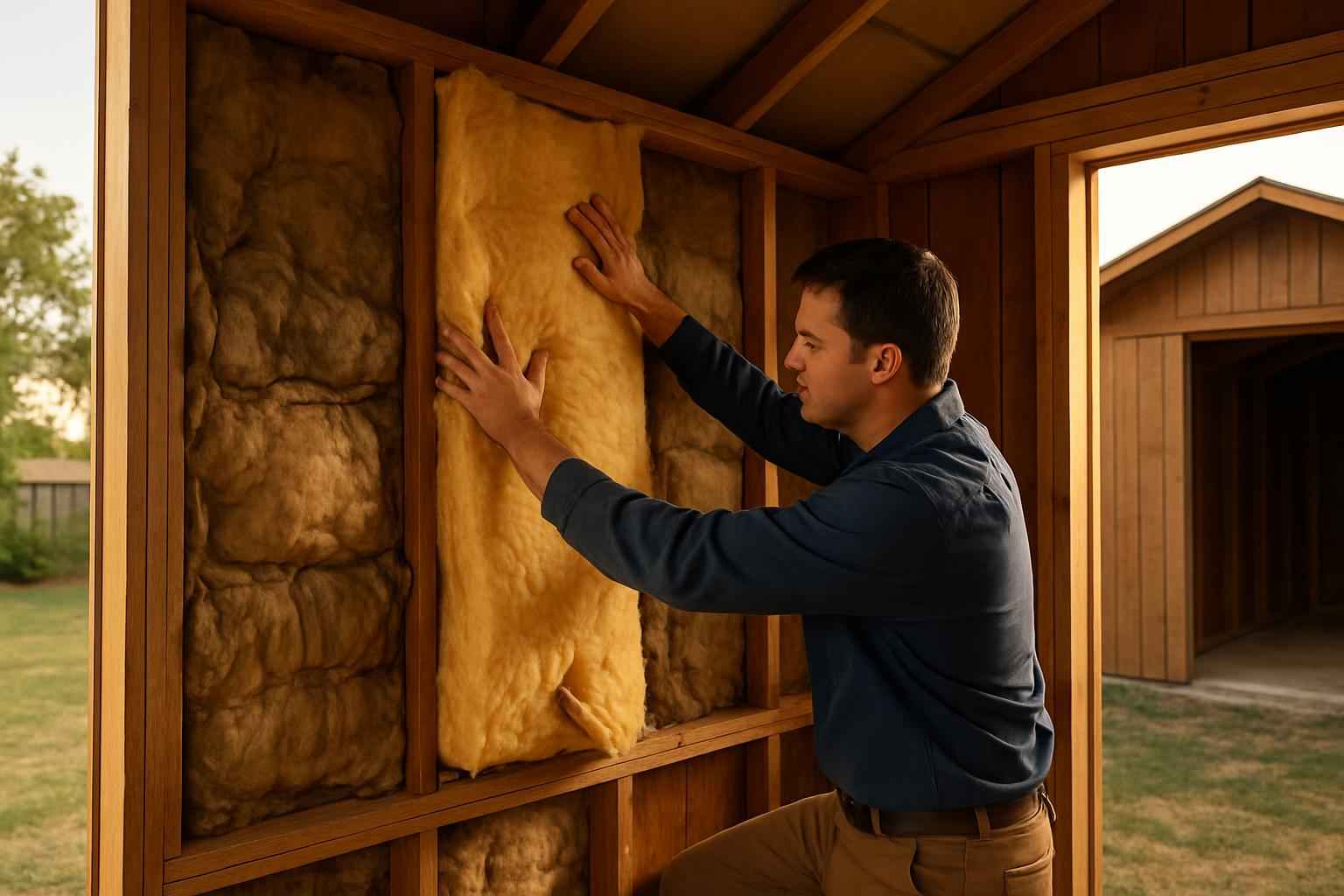 Shed Insulation Repair in Johnson City TX