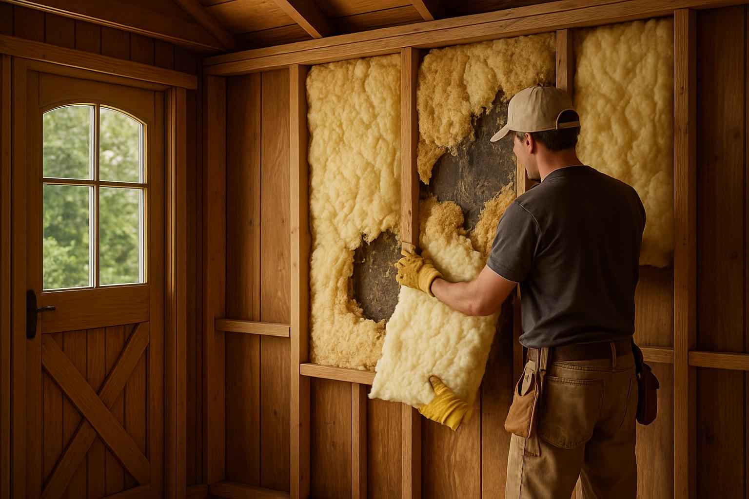 Shed Insulation Repair in Waring TX
