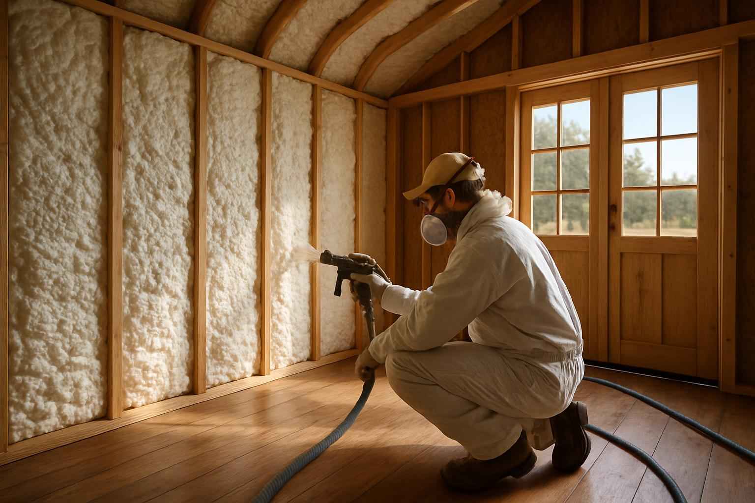 Shed Insulation Retrofit in Doss TX