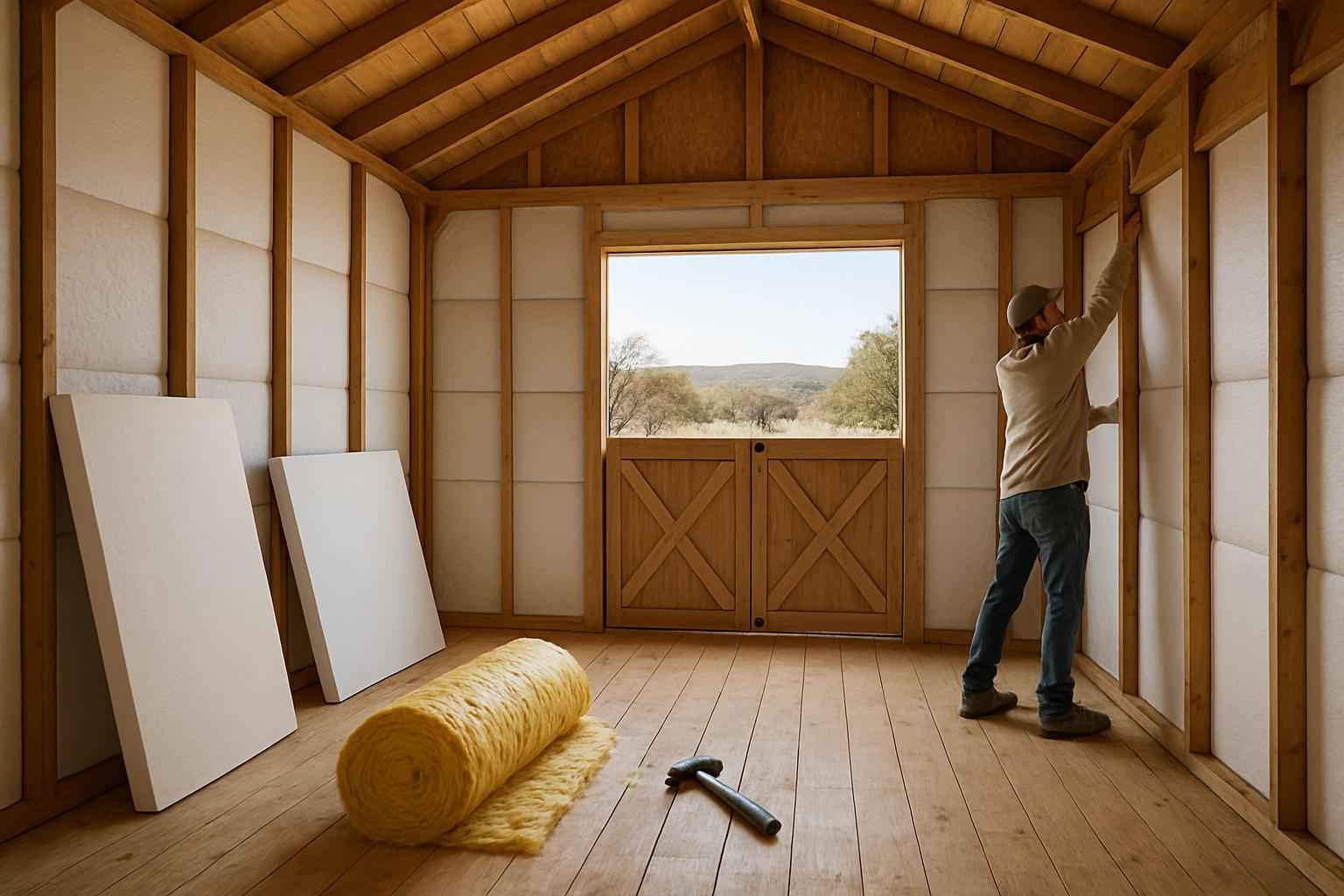 Shed Insulation Retrofit in Harper TX
