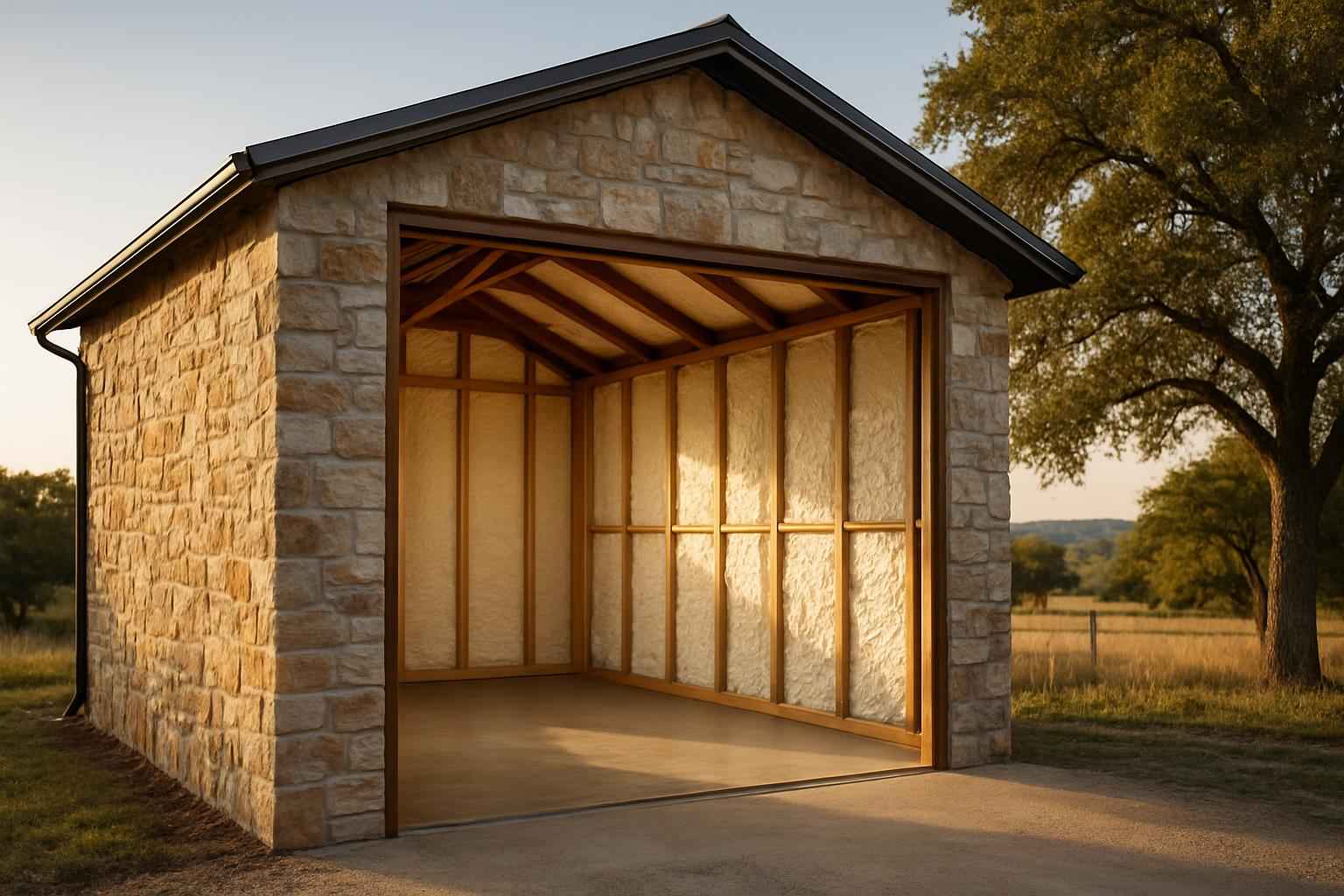Shed Insulation Retrofit in Kerrville TX