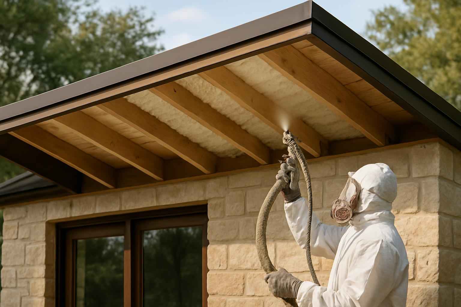 Shed Roof Foam Installer in Blanco TX