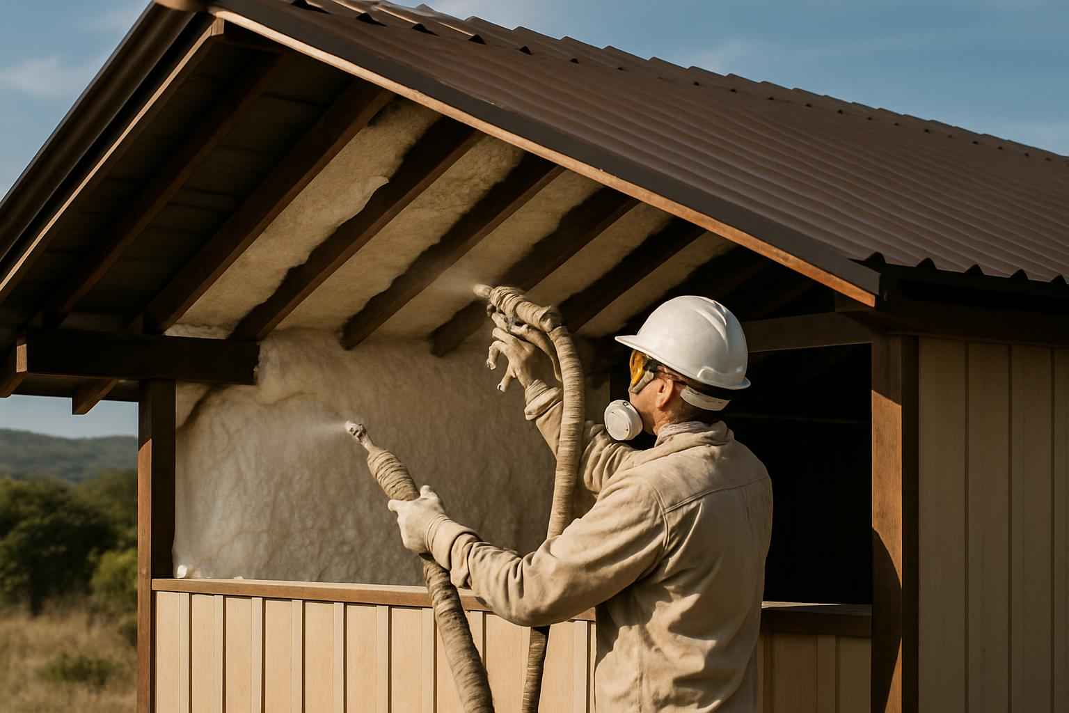 Shed Roof Foam Installer in Camp Verde TX
