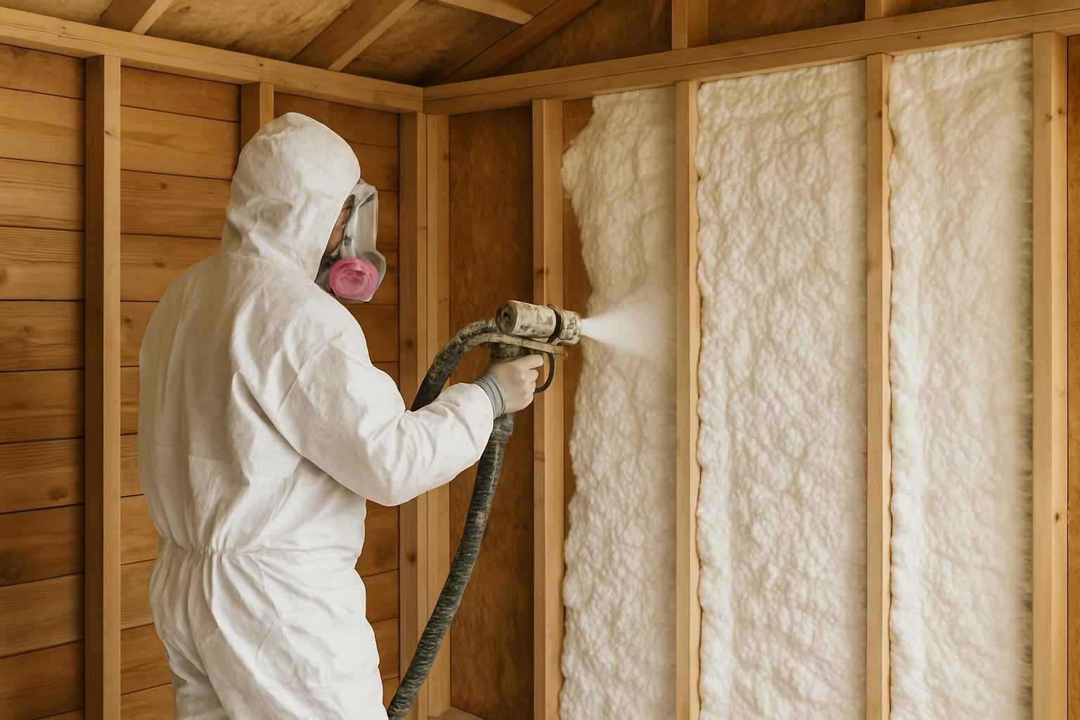 Shed Wall Foam Service in Blanco TX