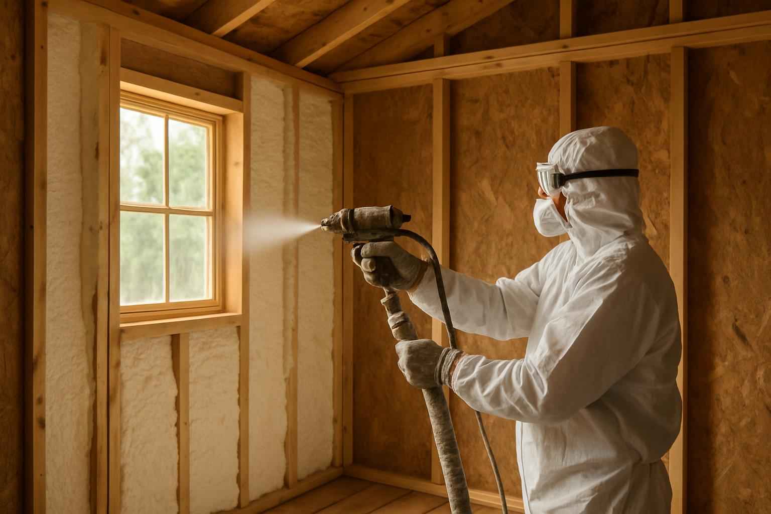 Shed Wall Foam Service in Doss TX