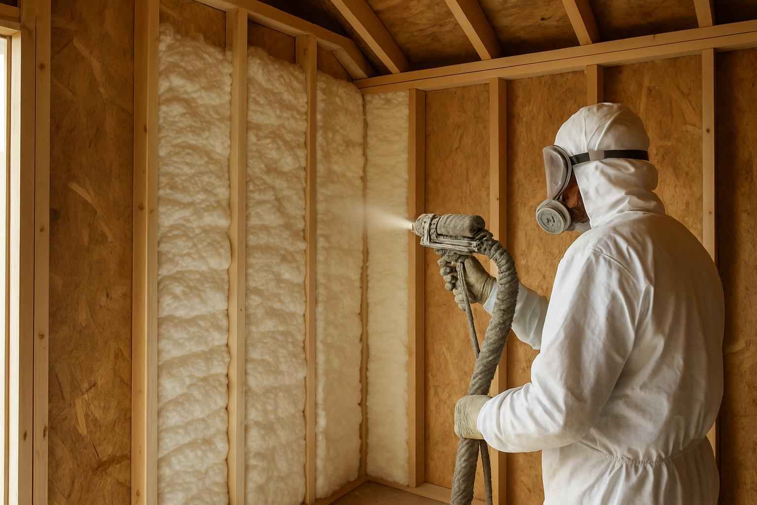 Shed Wall Foam Service in Johnson City TX