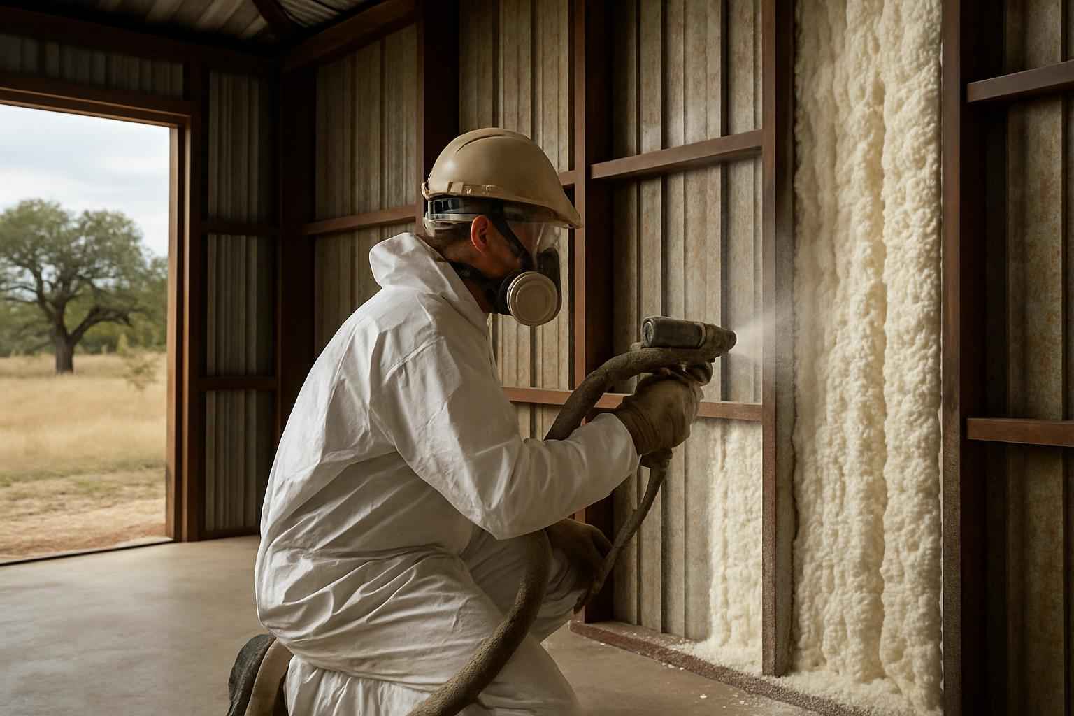 Shop Building Foam Installer in Doss TX