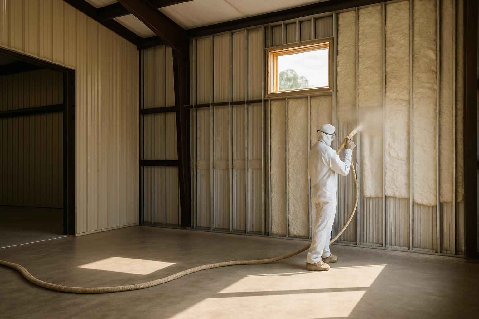 Shop Building Foam Installer in Ingram TX