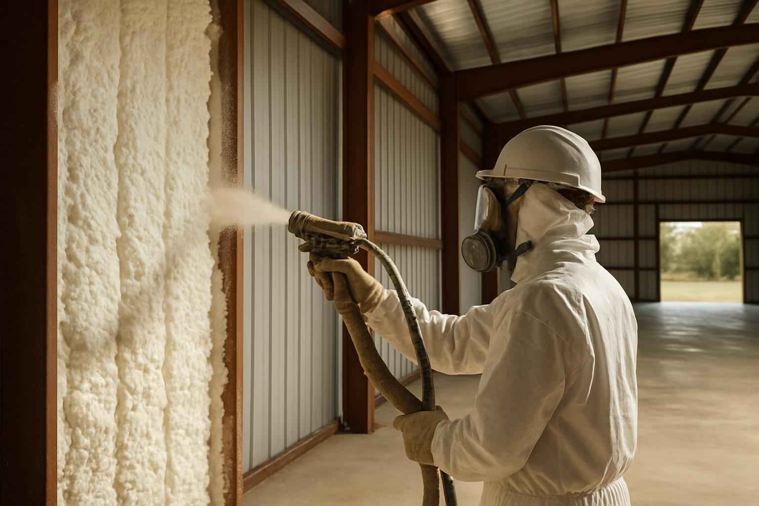 Shop Building Foam Installer in Johnson City TX