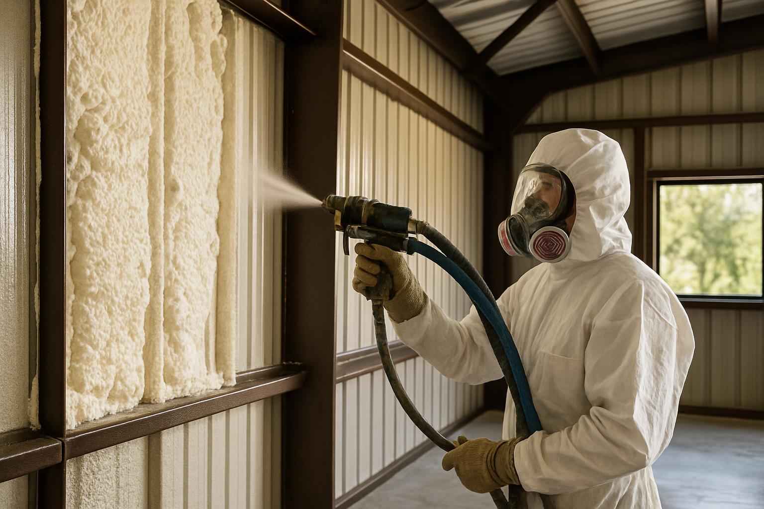 Shop Building Foam Installer in Kerrville TX