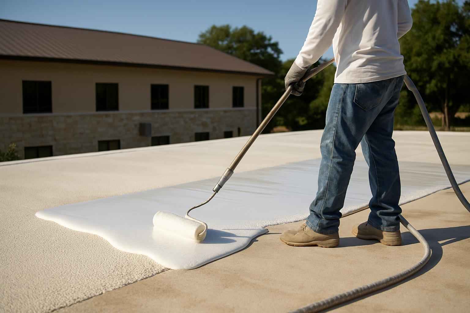 Silicone Coating Over Foam in Kerrville TX