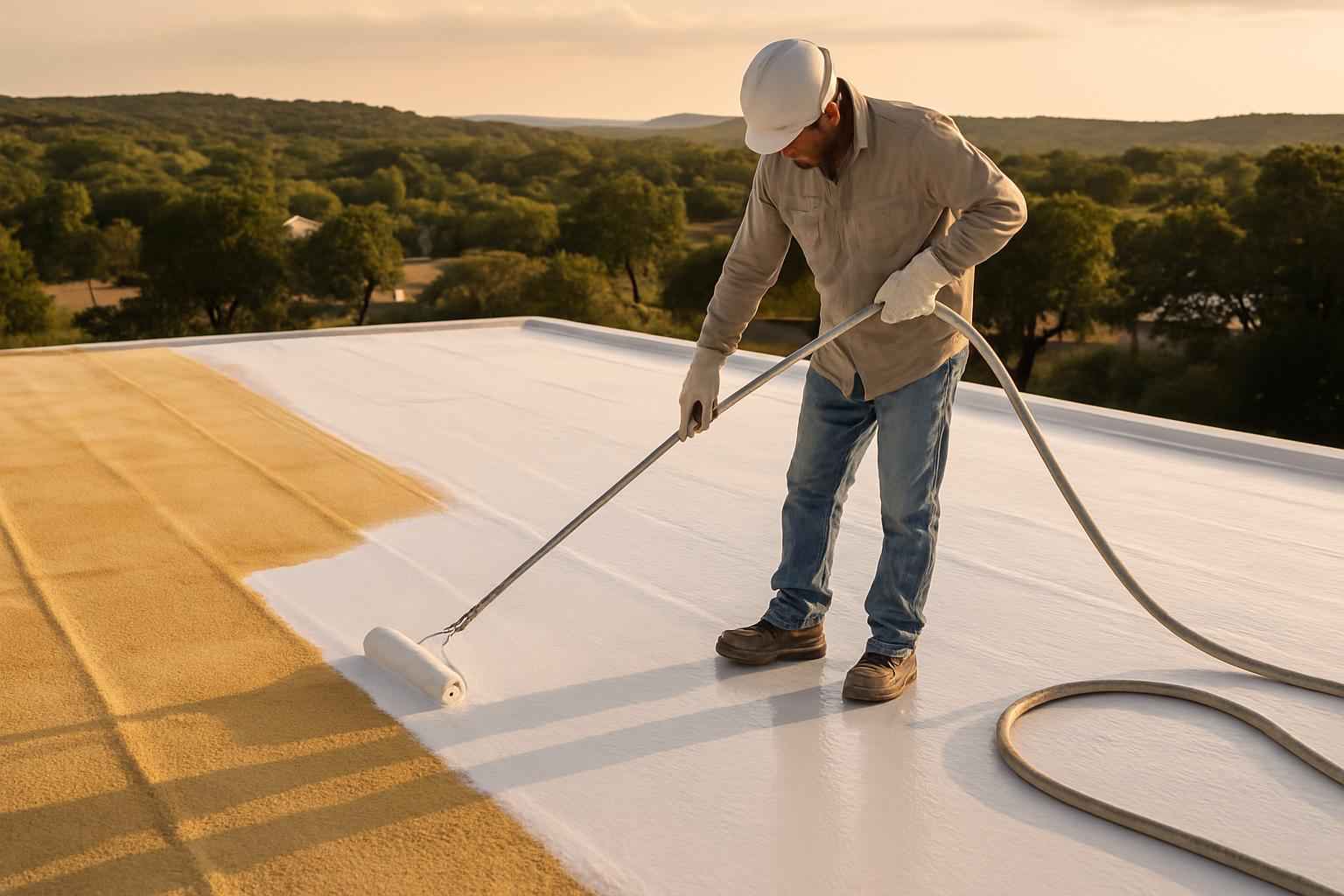 Silicone Coating Over Foam in Sisterdale TX