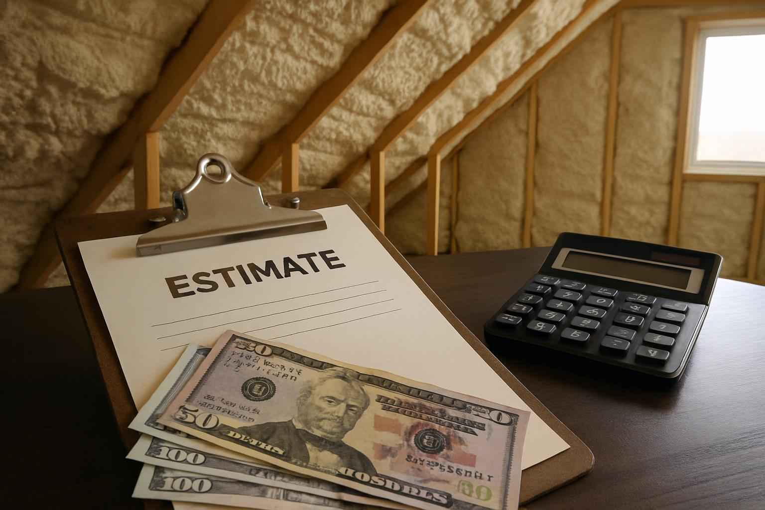 Spray Foam Insulation Cost Estimate in Comfort TX